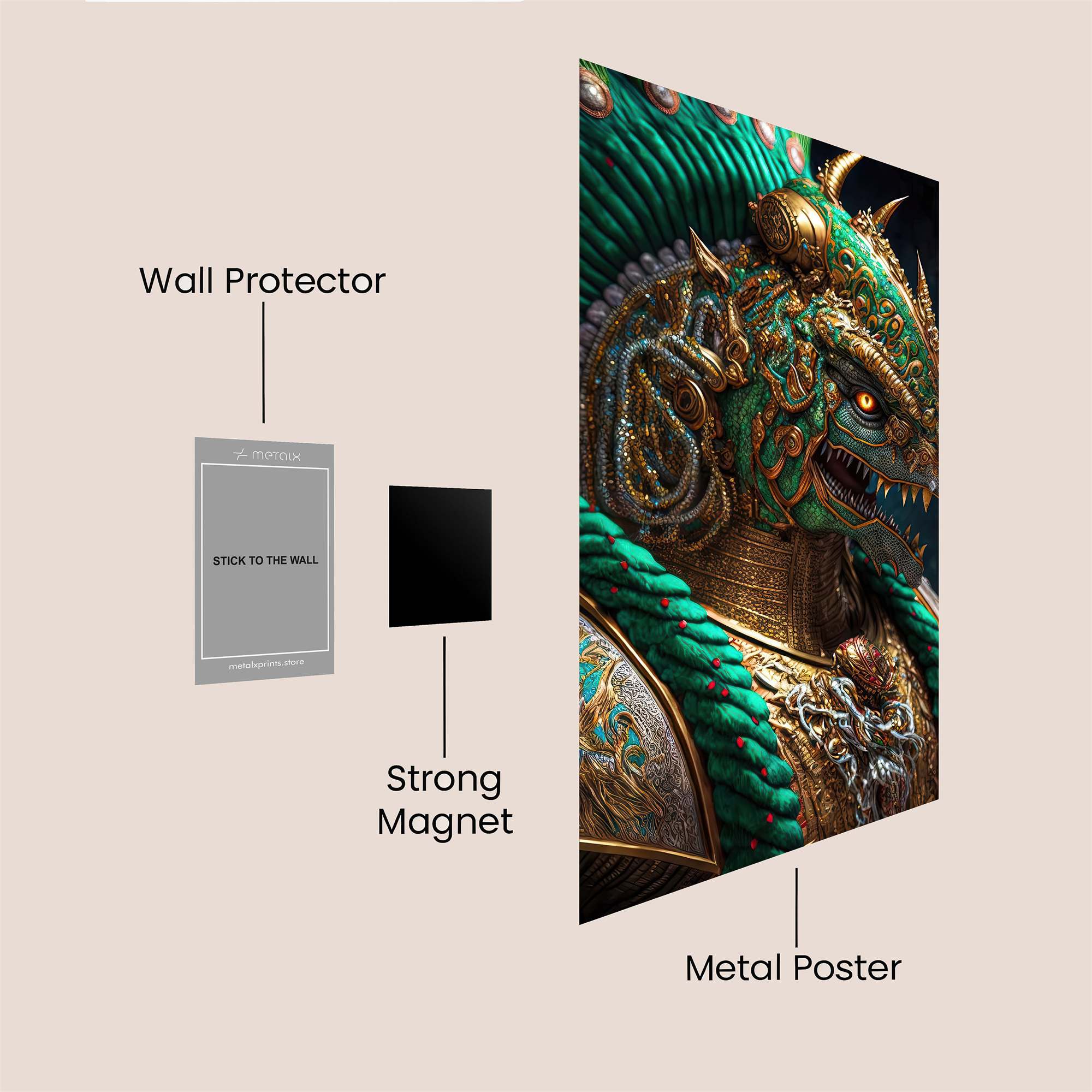 Serpentine Majesty Safe Wall Magnetic / M