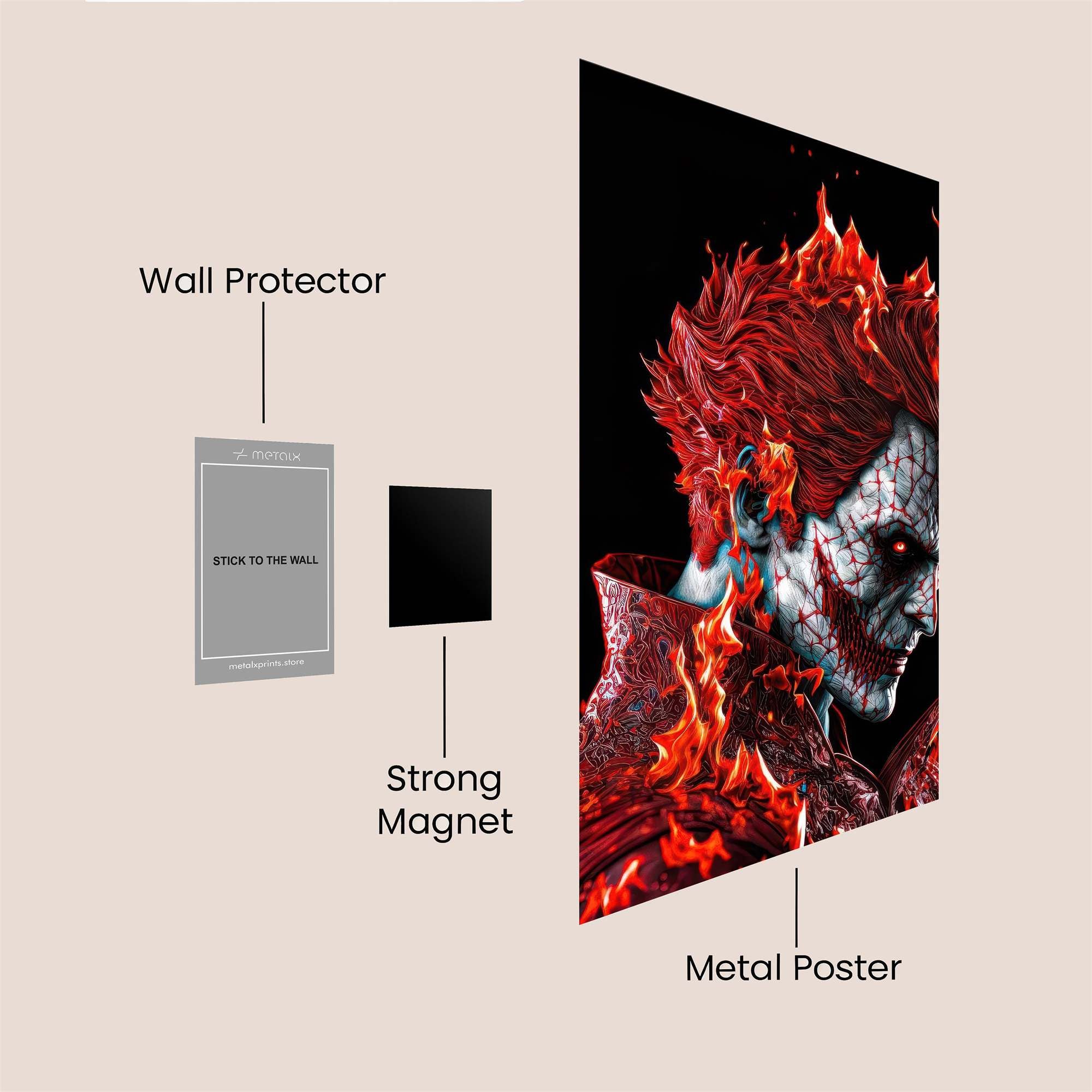 Joker Inferno Safe Wall Magnetic / M