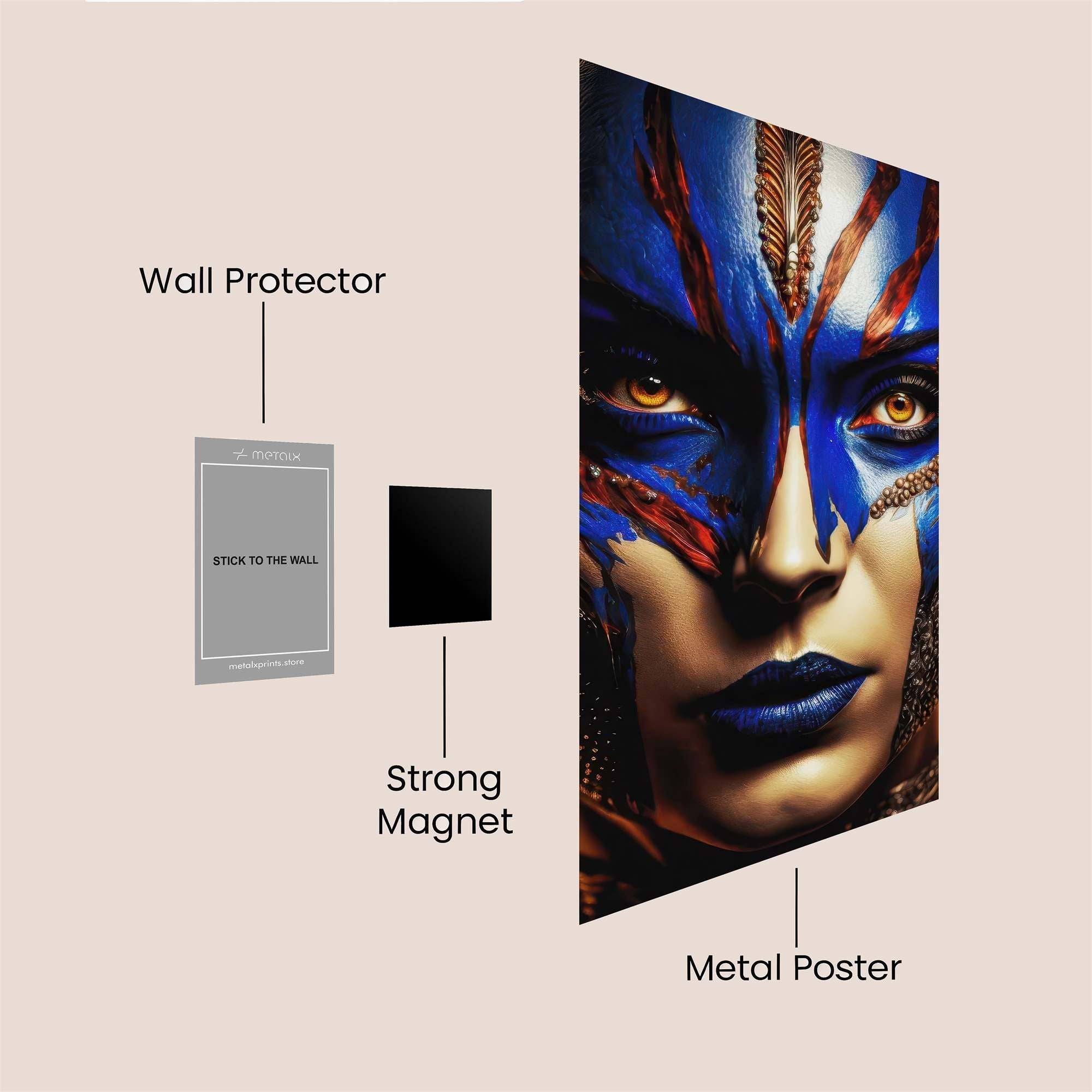 Warrior Enigma Safe Wall Magnetic / M