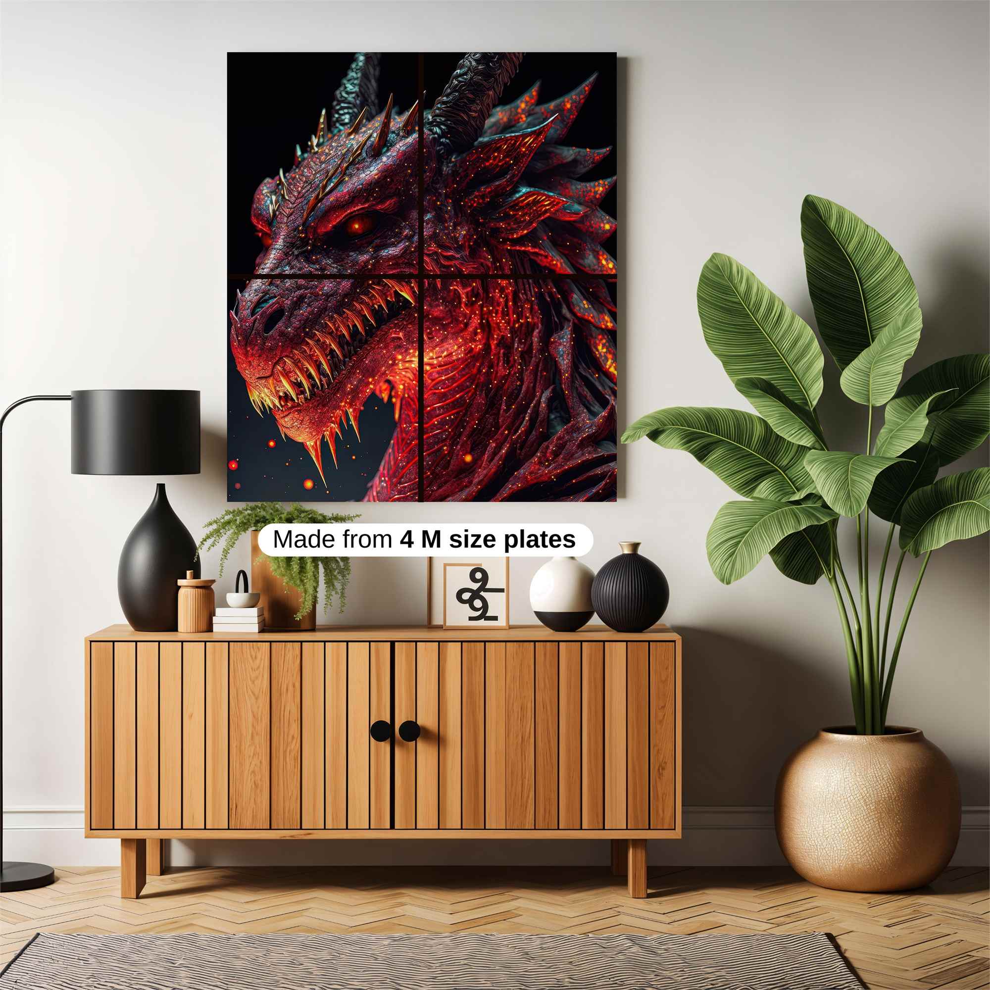 Dragon Fury Safe Wall Magnetic / M