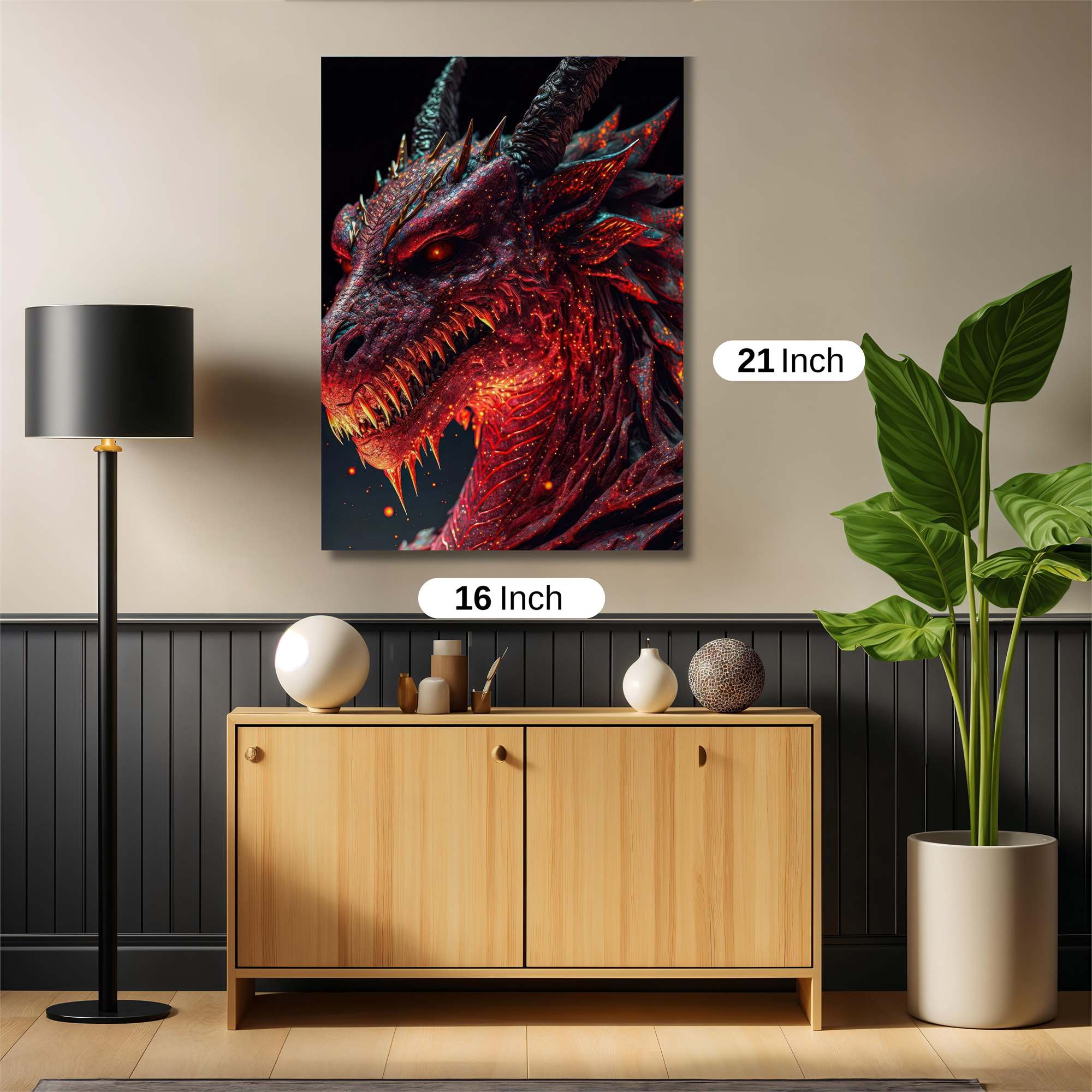 Dragon Fury Safe Wall Magnetic / M