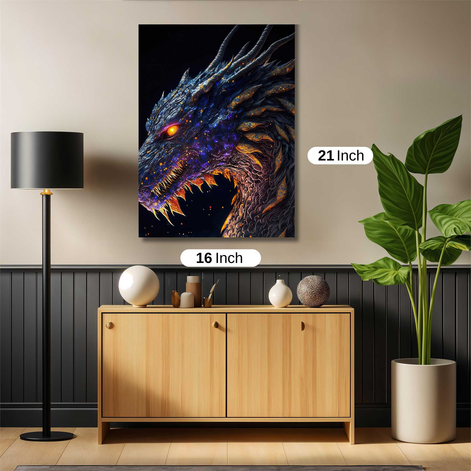 Dragon Menace Safe Wall Magnetic / M