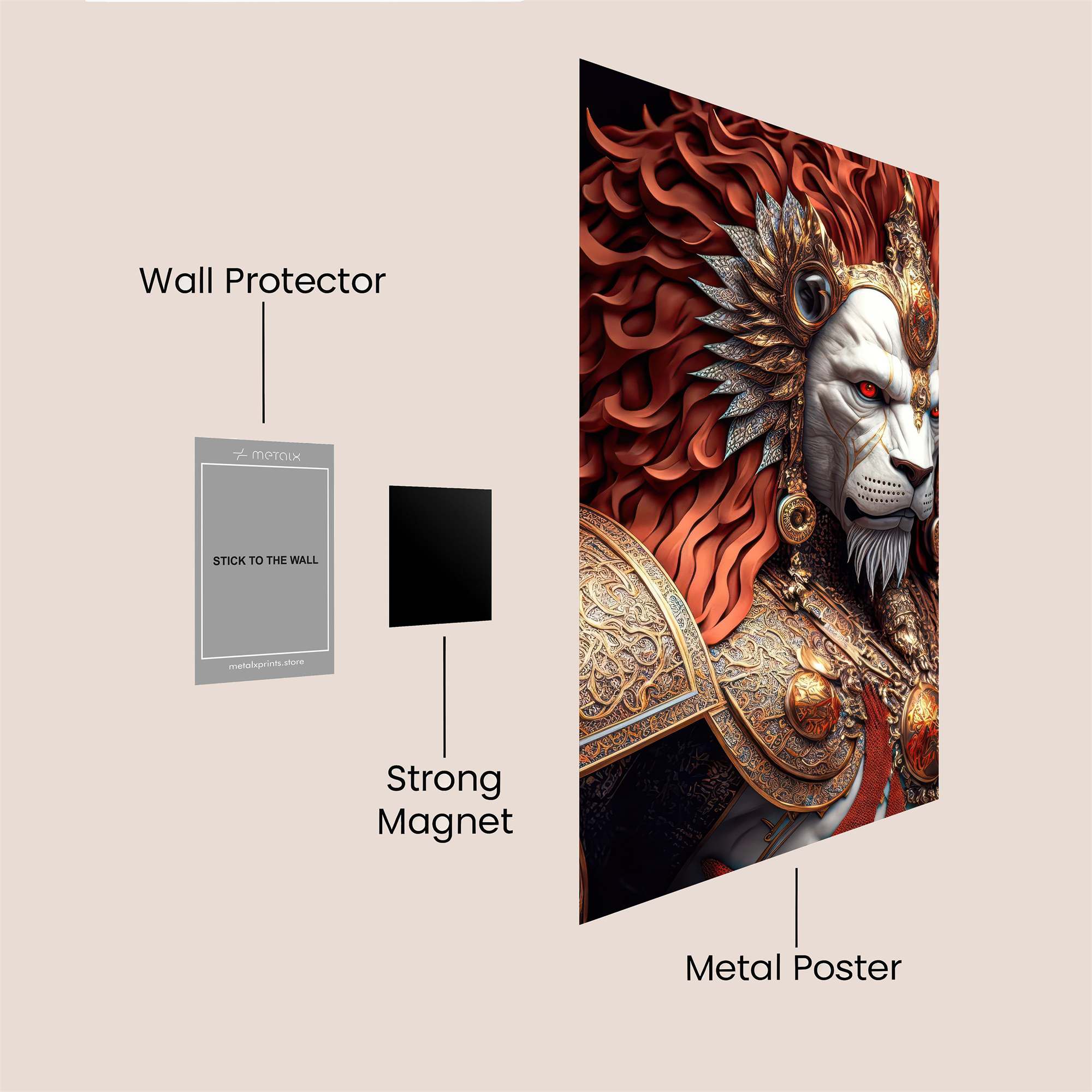 Lion Sovereign Safe Wall Magnetic / M
