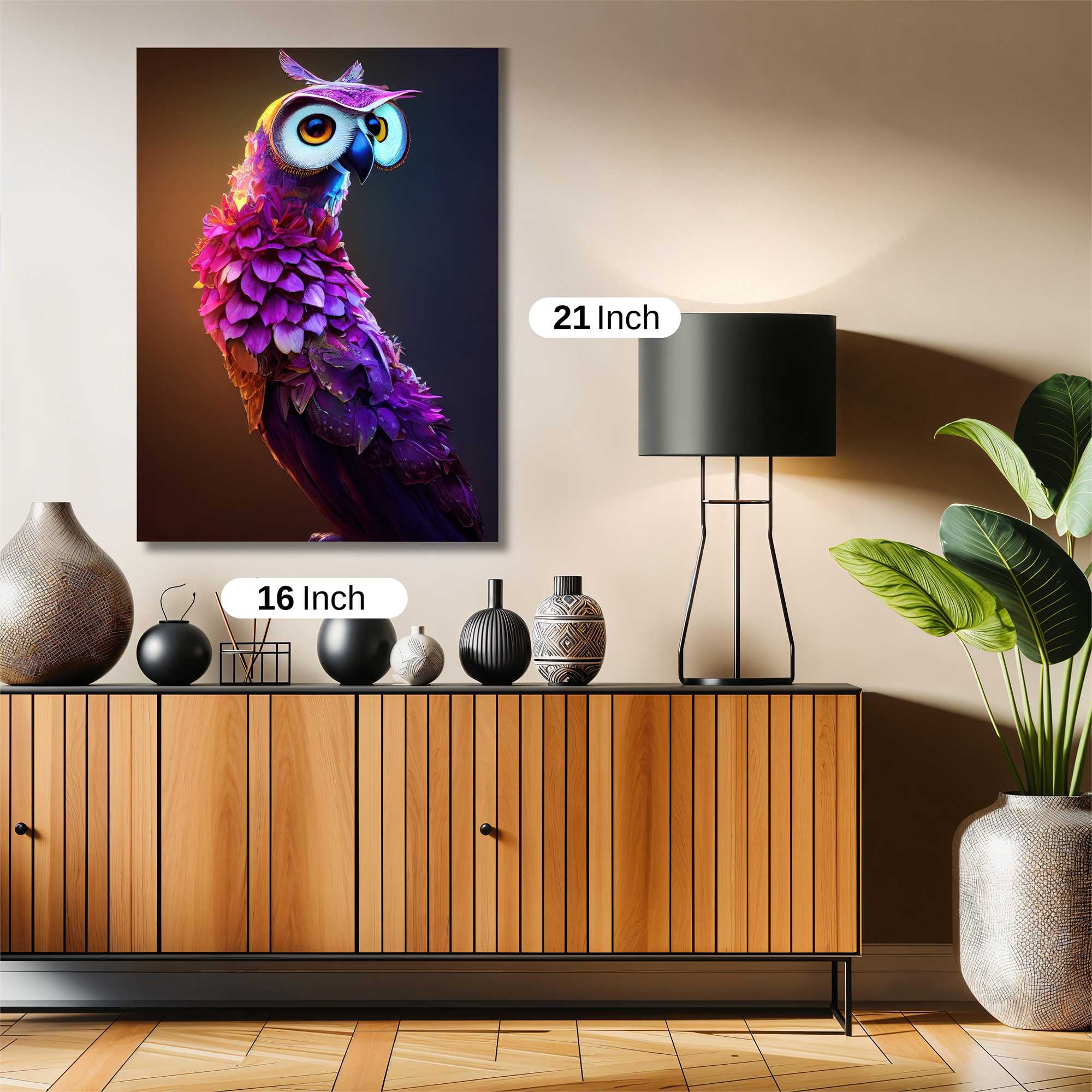 Owl Whimsy Safe Wall Magnetic / M
