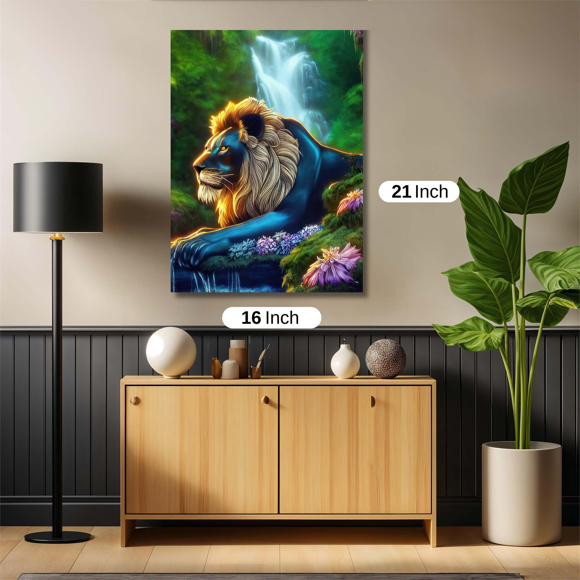 Lion Serenity Safe Wall Magnetic / M