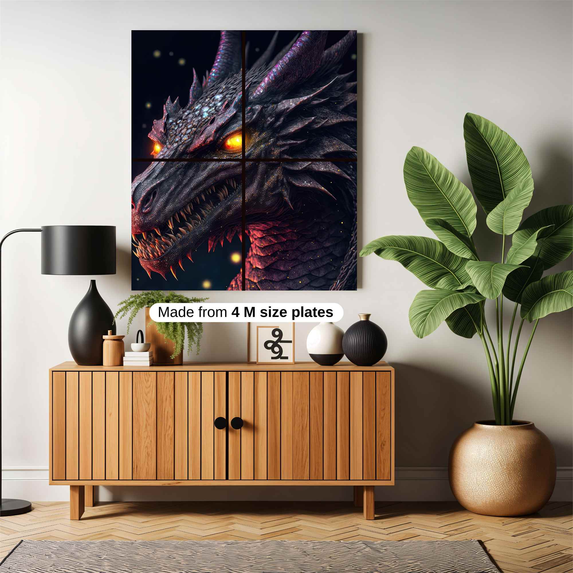 Dragon Menace Safe Wall Magnetic / M