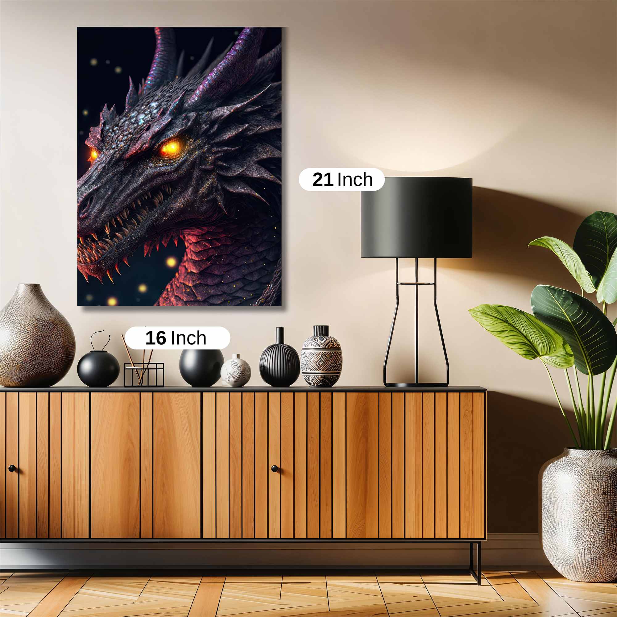 Dragon Menace Safe Wall Magnetic / M