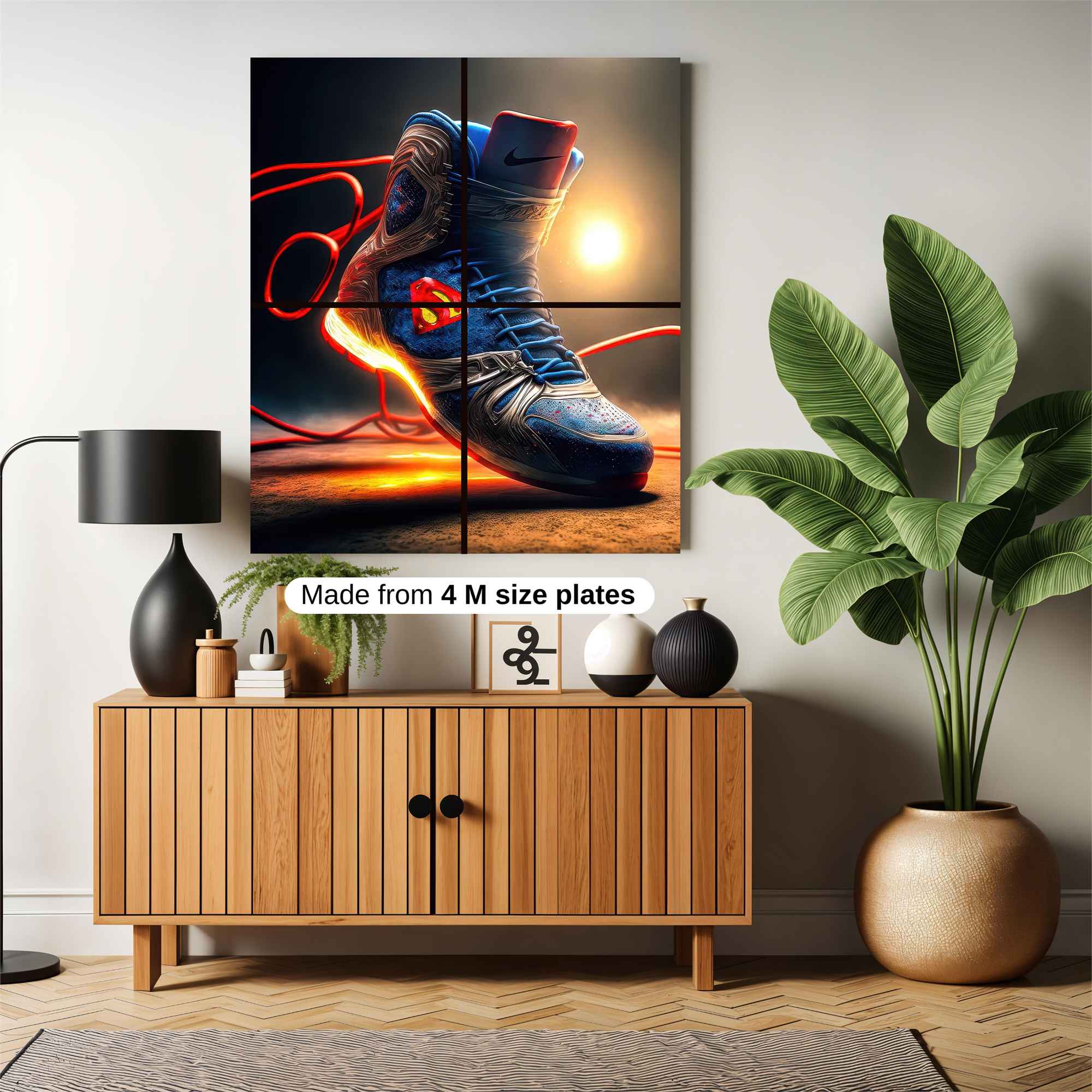 Superhero Glow Safe Wall Magnetic / M