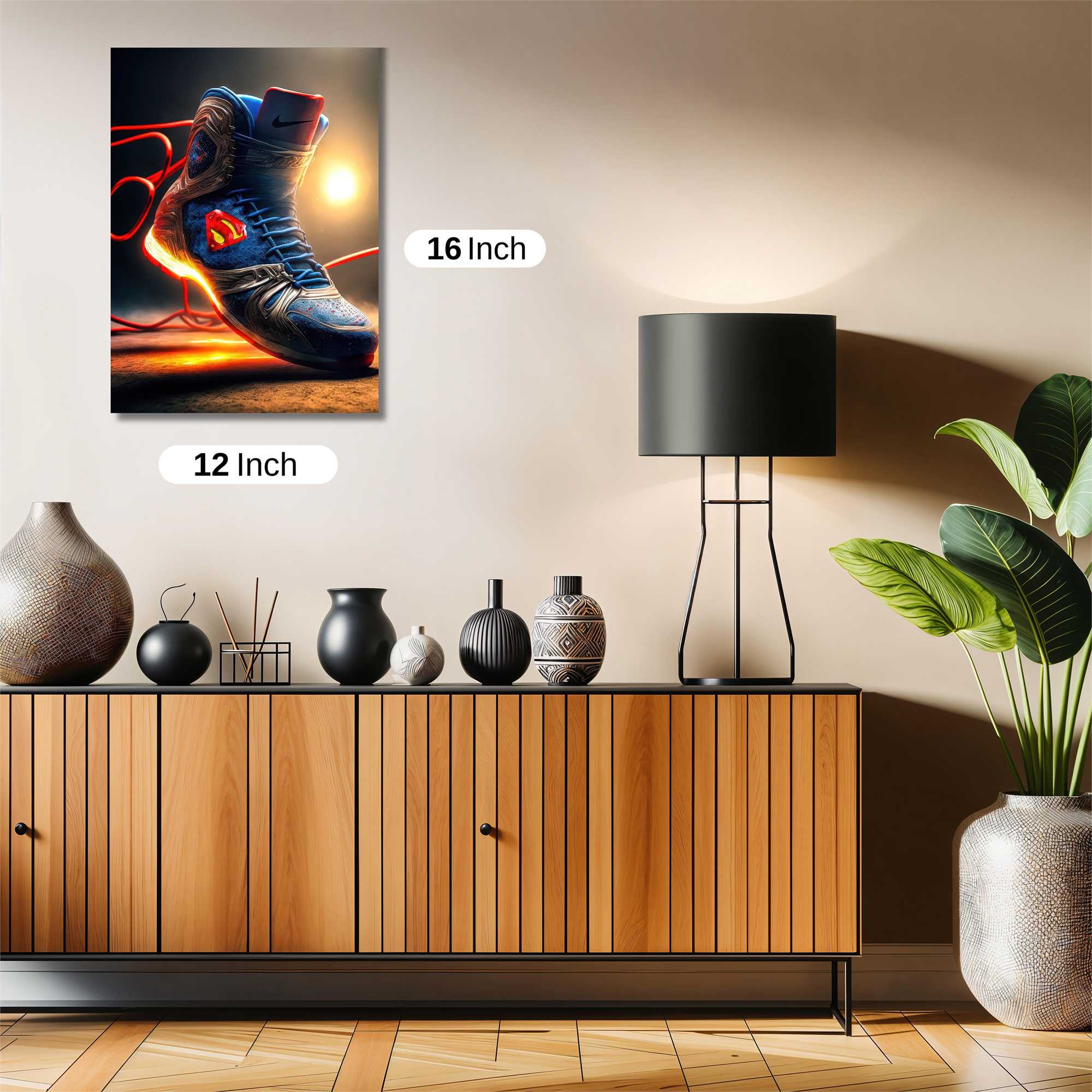Superhero Glow Safe Wall Magnetic / M