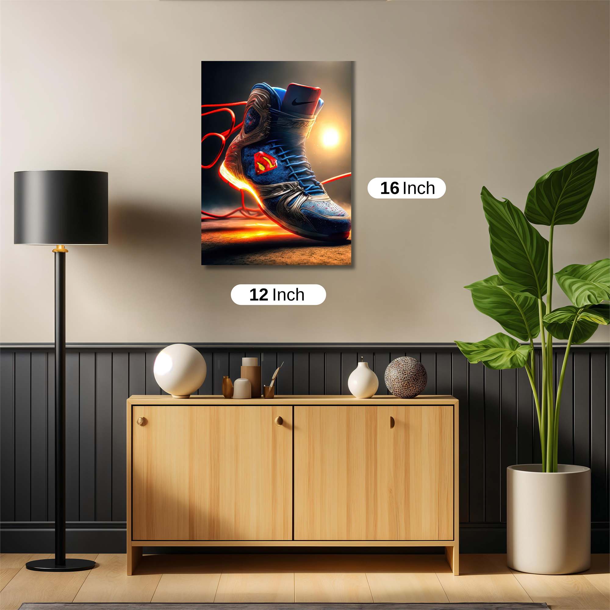 Superhero Glow Safe Wall Magnetic / M