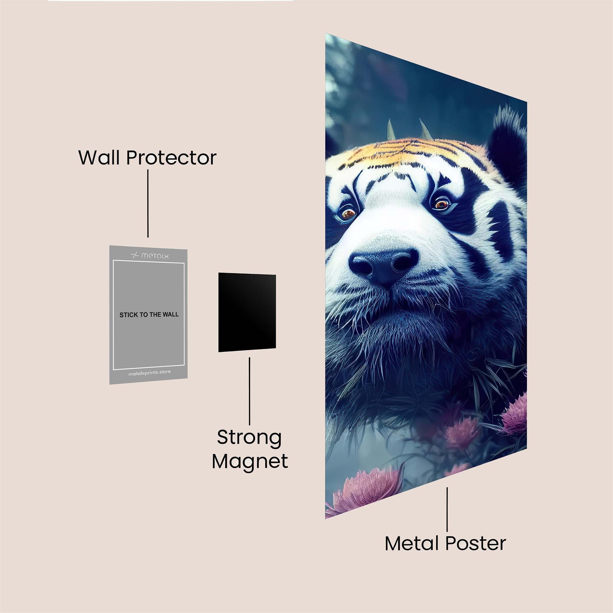 Tiger Serene Safe Wall Magnetic / M