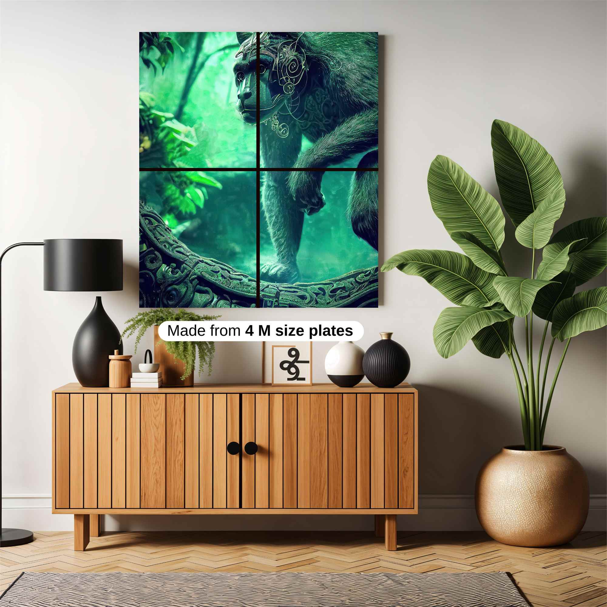 Monkey Majestic Safe Wall Magnetic / M