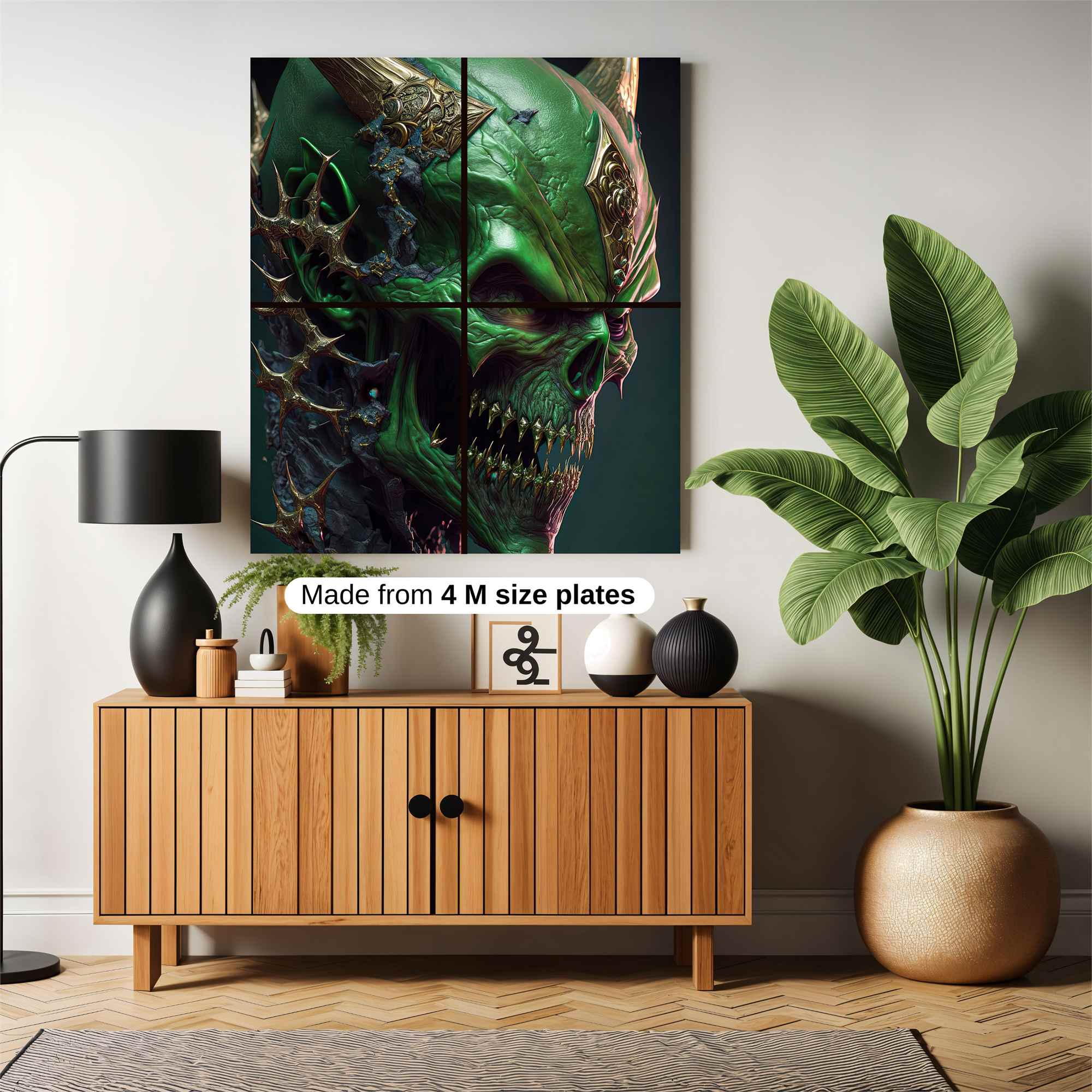 Green Menace Safe Wall Magnetic / M