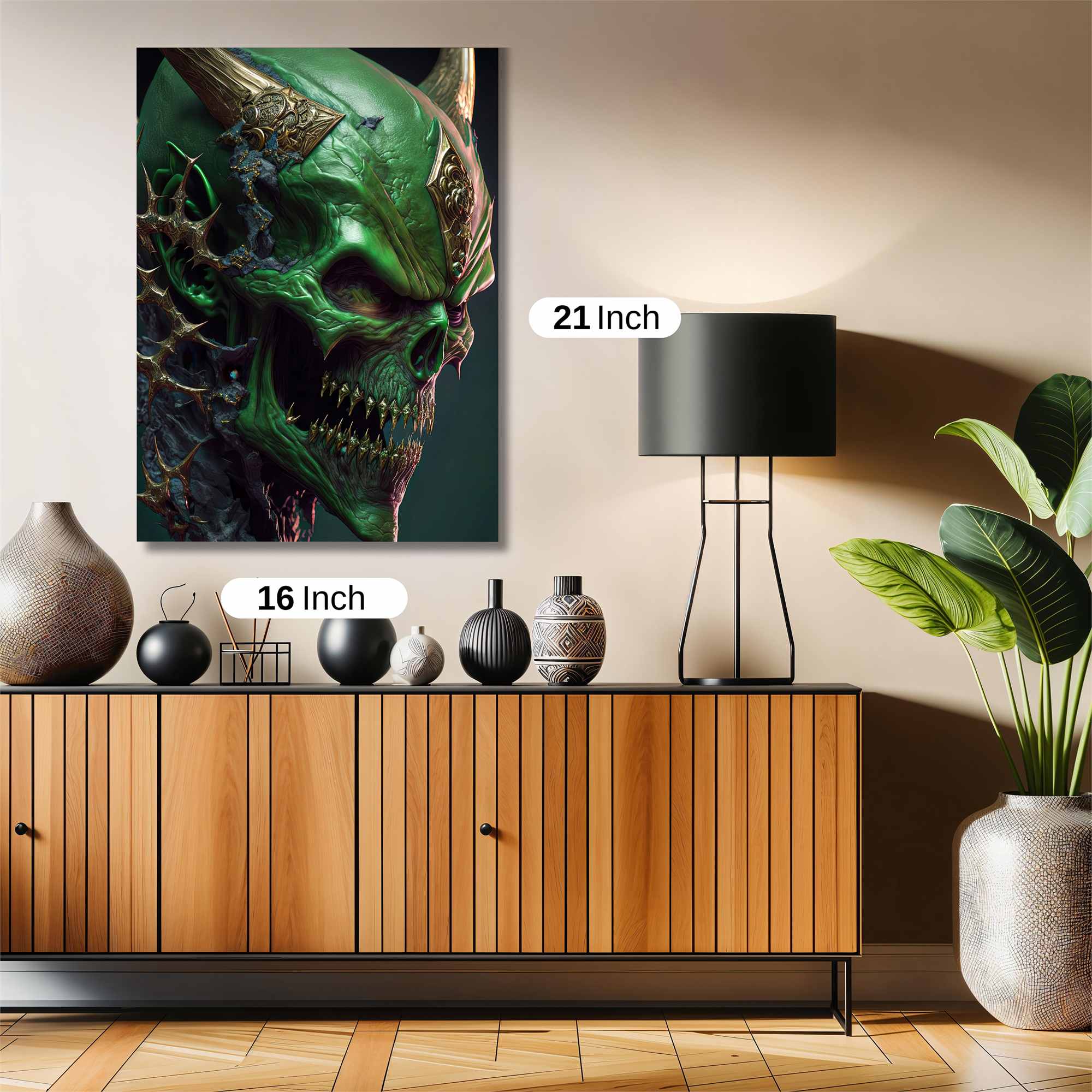 Green Menace Safe Wall Magnetic / M