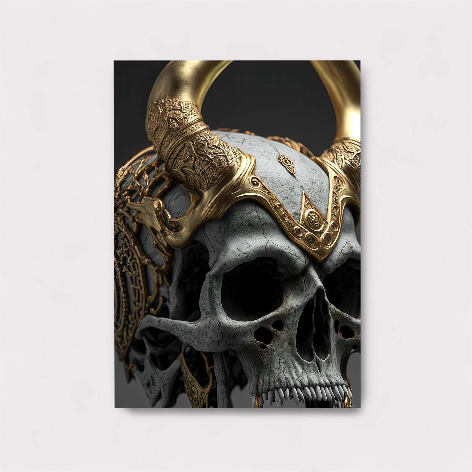 Skull Regal Safe Wall Magnetic / M
