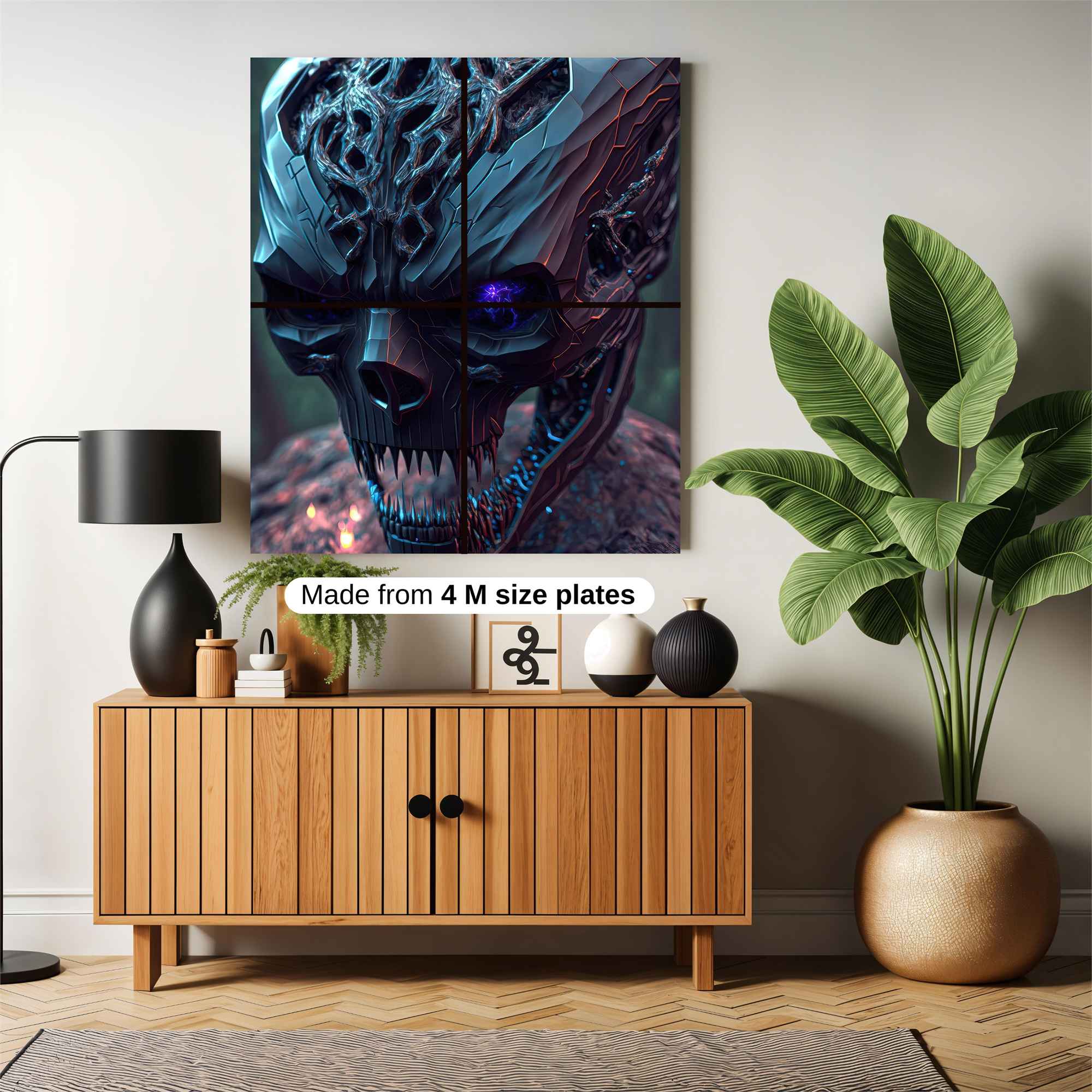Alien Menace Safe Wall Magnetic / M