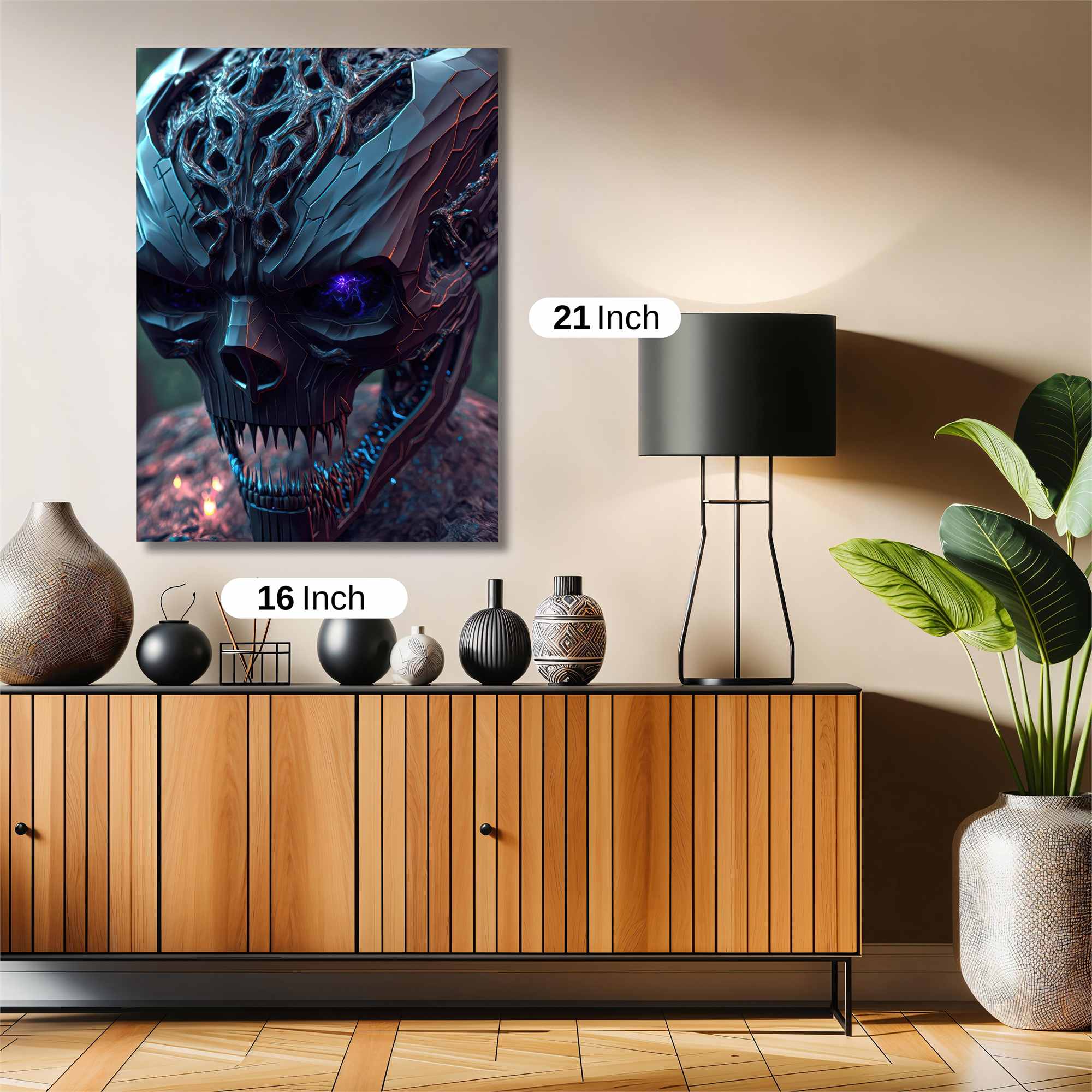 Alien Menace Safe Wall Magnetic / M