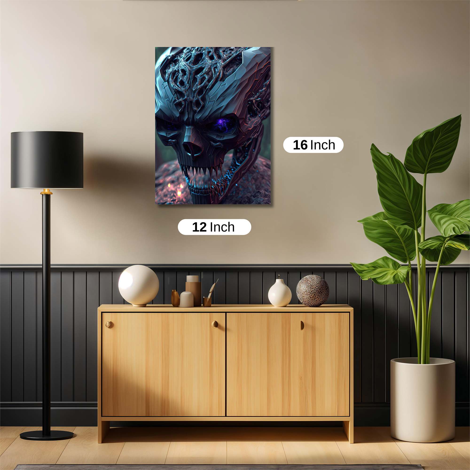Alien Menace Safe Wall Magnetic / M