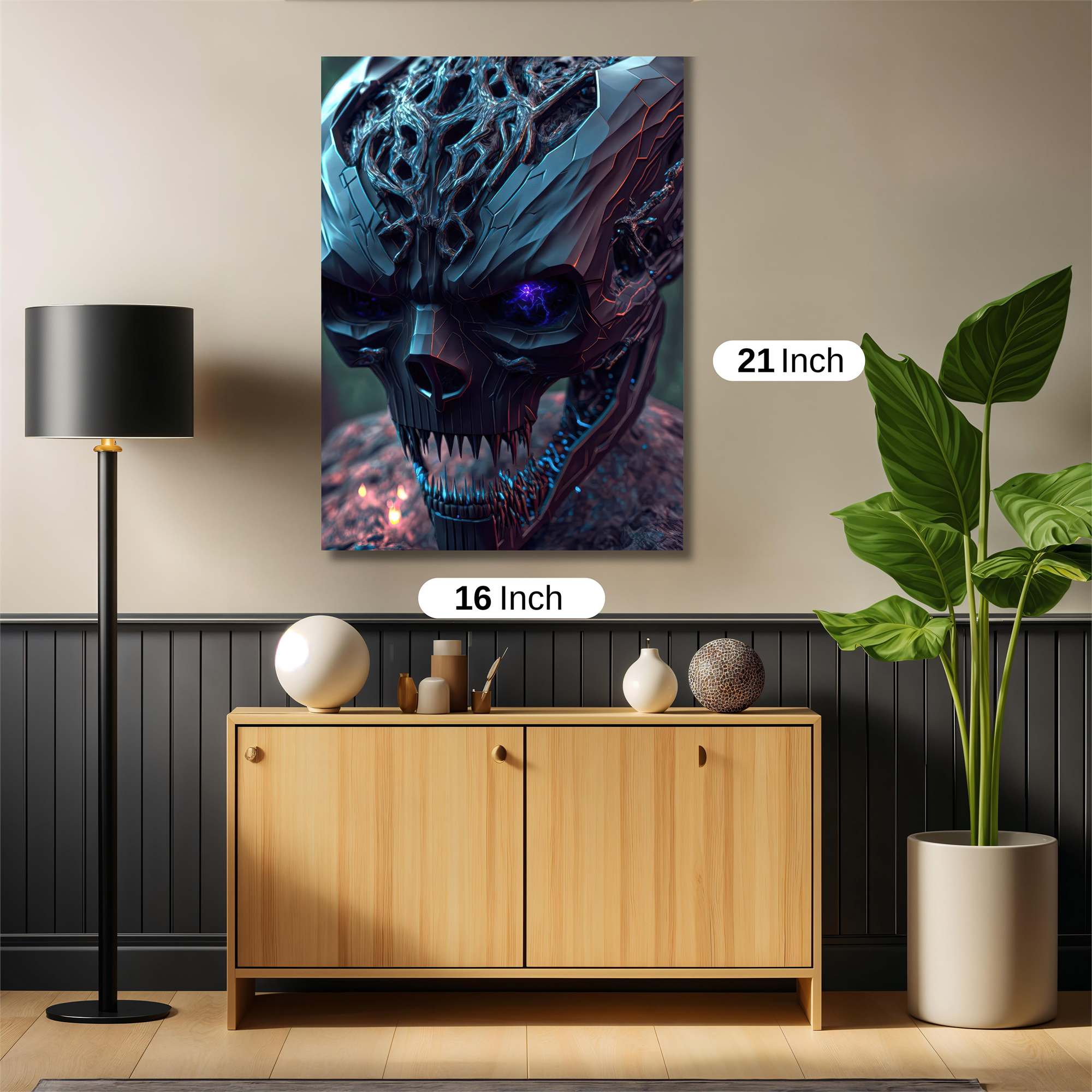 Alien Menace Safe Wall Magnetic / M