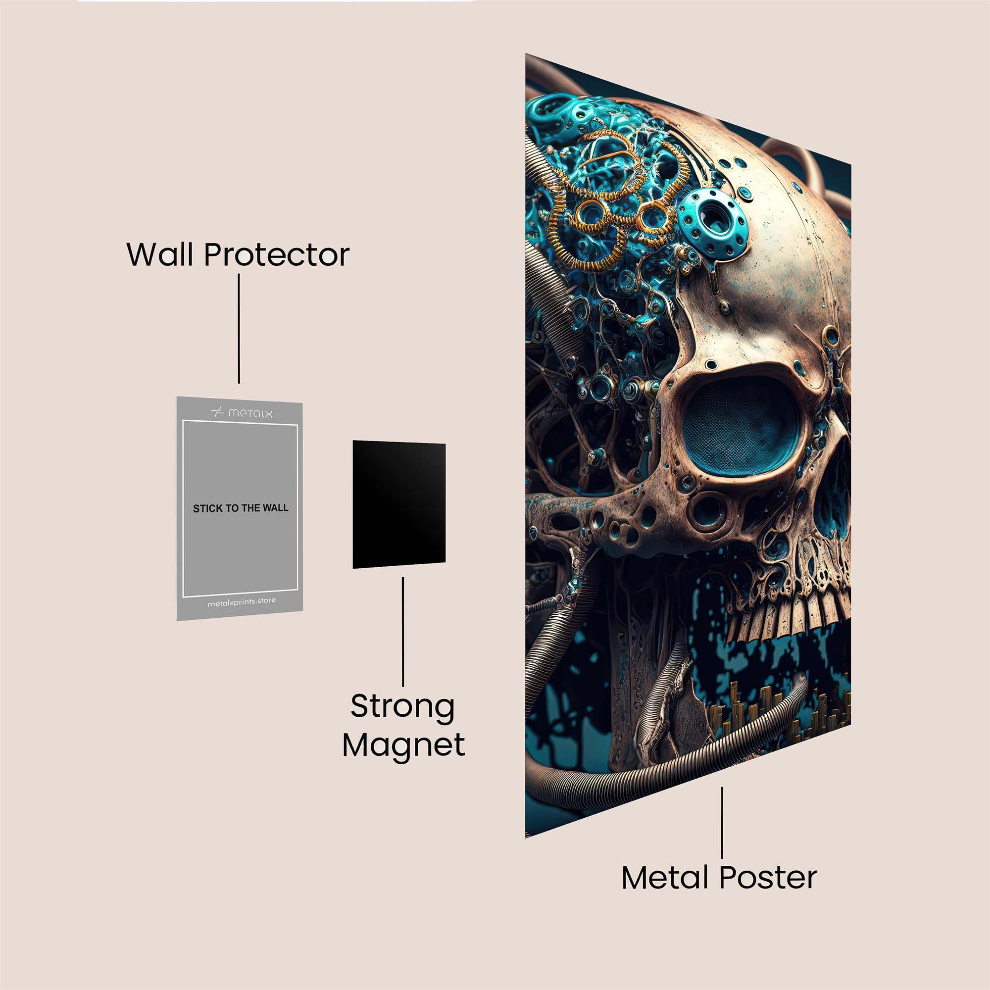 Cybernetic Despair Safe Wall Magnetic / M