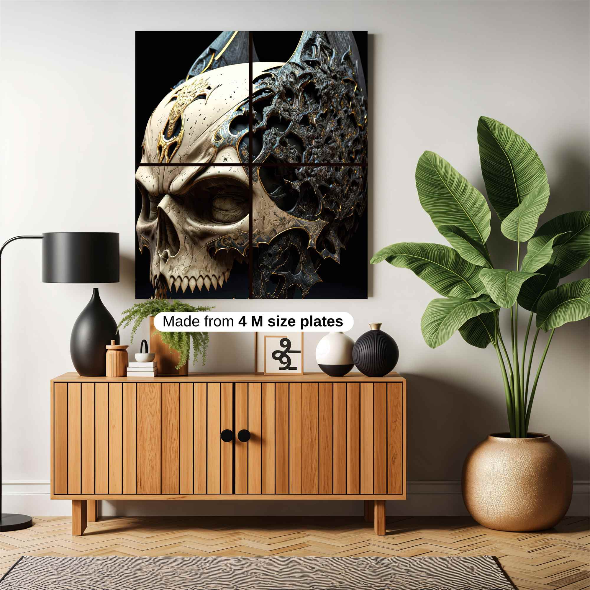 Skull Menace Safe Wall Magnetic / M