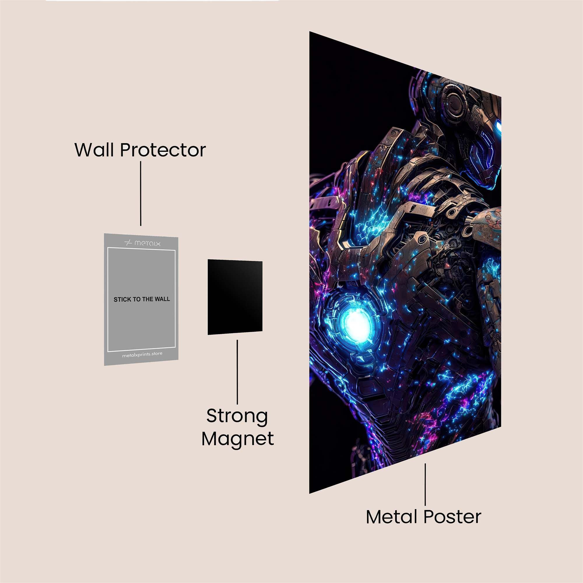 Iron Radiance Safe Wall Magnetic / M