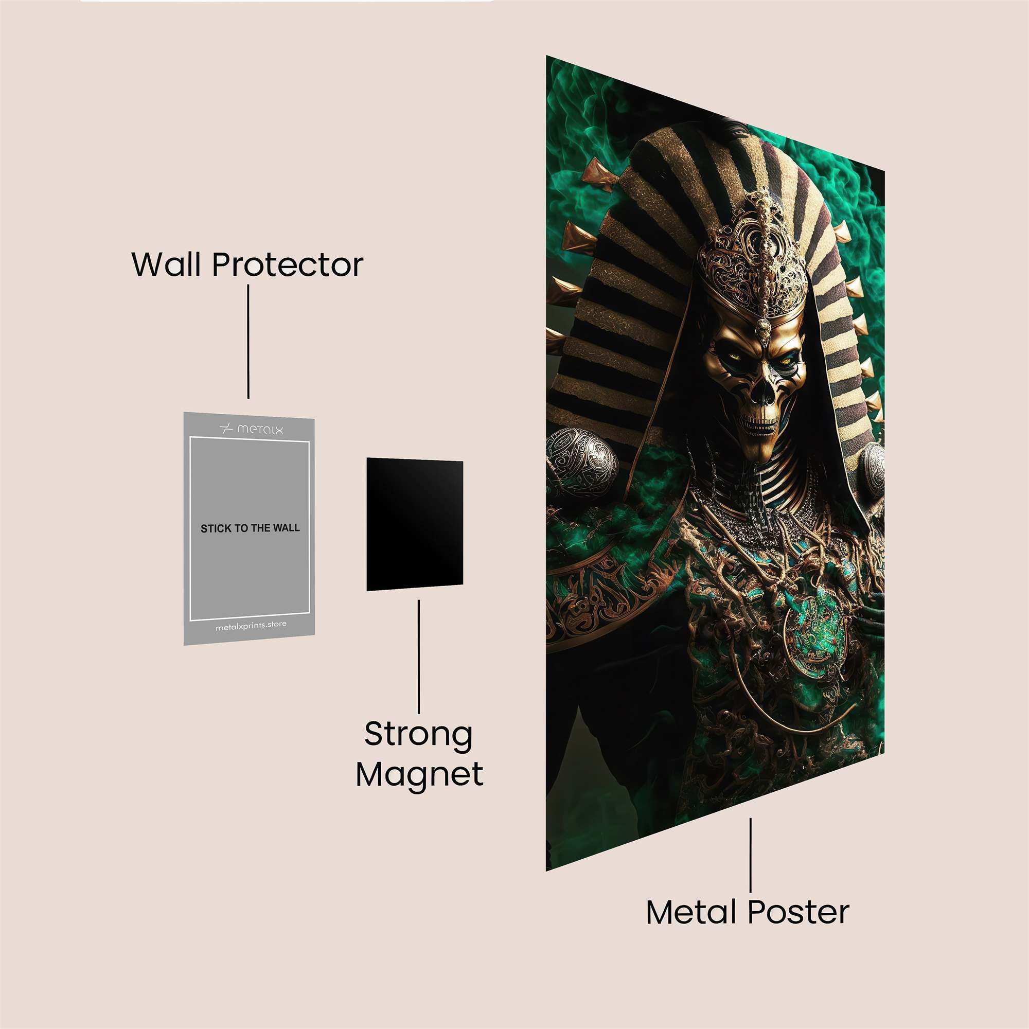 Pharaoh Dread Safe Wall Magnetic / M