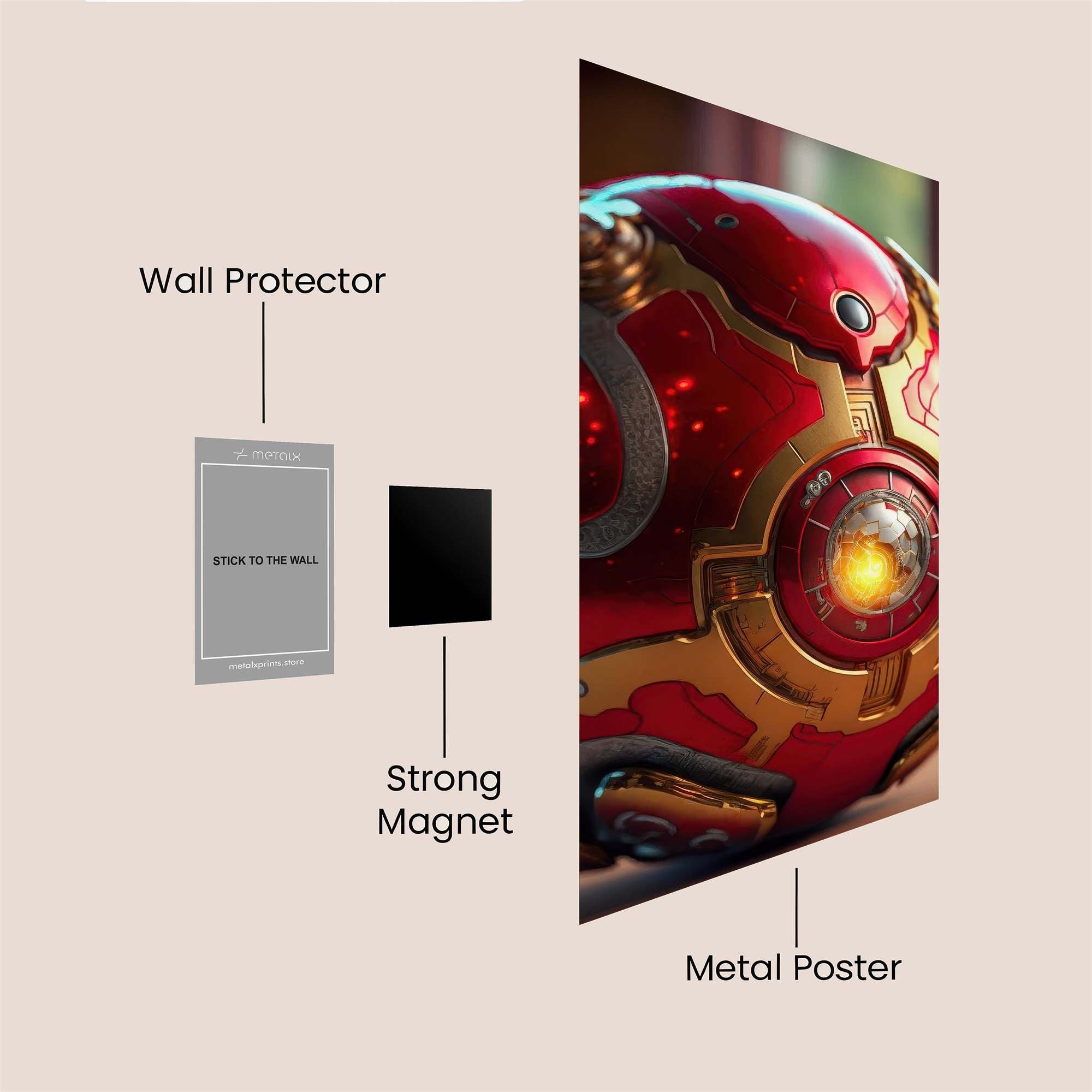 Sphere Enigma Safe Wall Magnetic / M