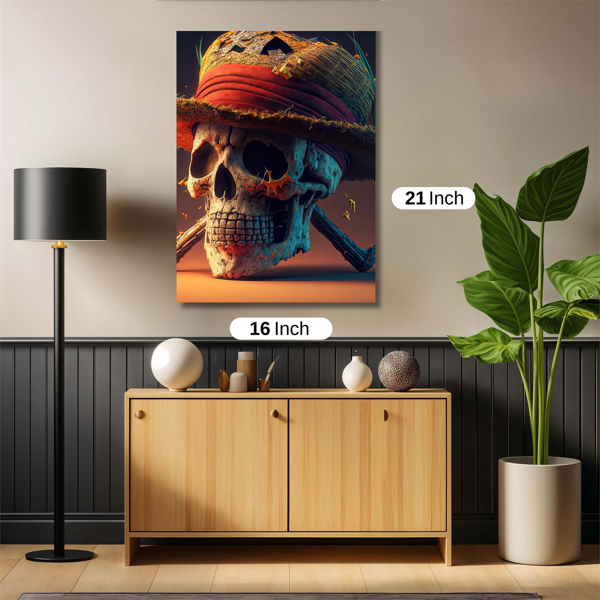 Luffy's Skull Safe Wall Magnetic / M