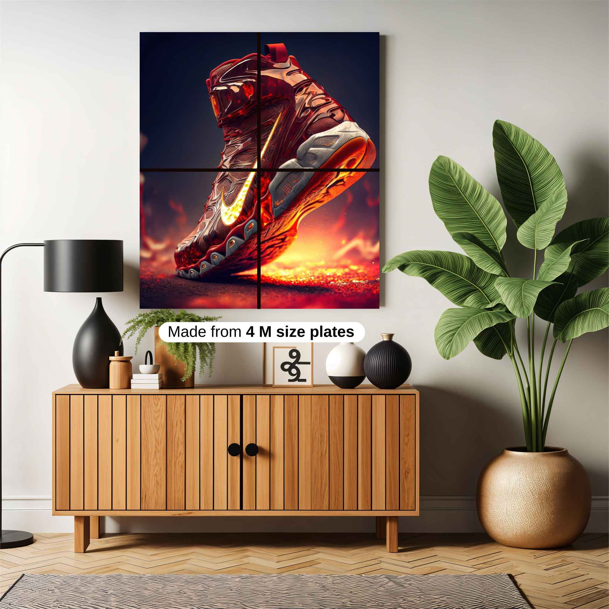 Inferno Blaze Safe Wall Magnetic / M