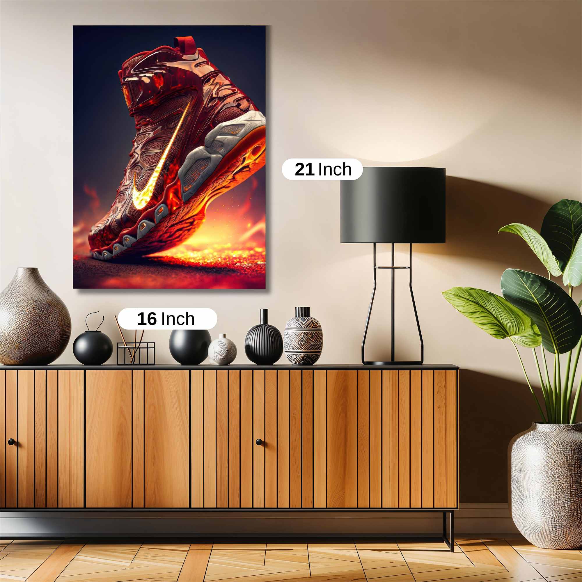 Inferno Blaze Safe Wall Magnetic / M