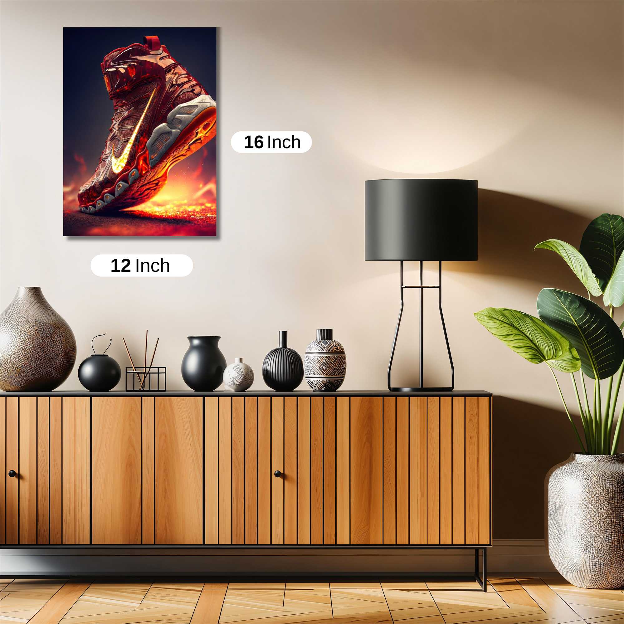 Inferno Blaze Safe Wall Magnetic / M