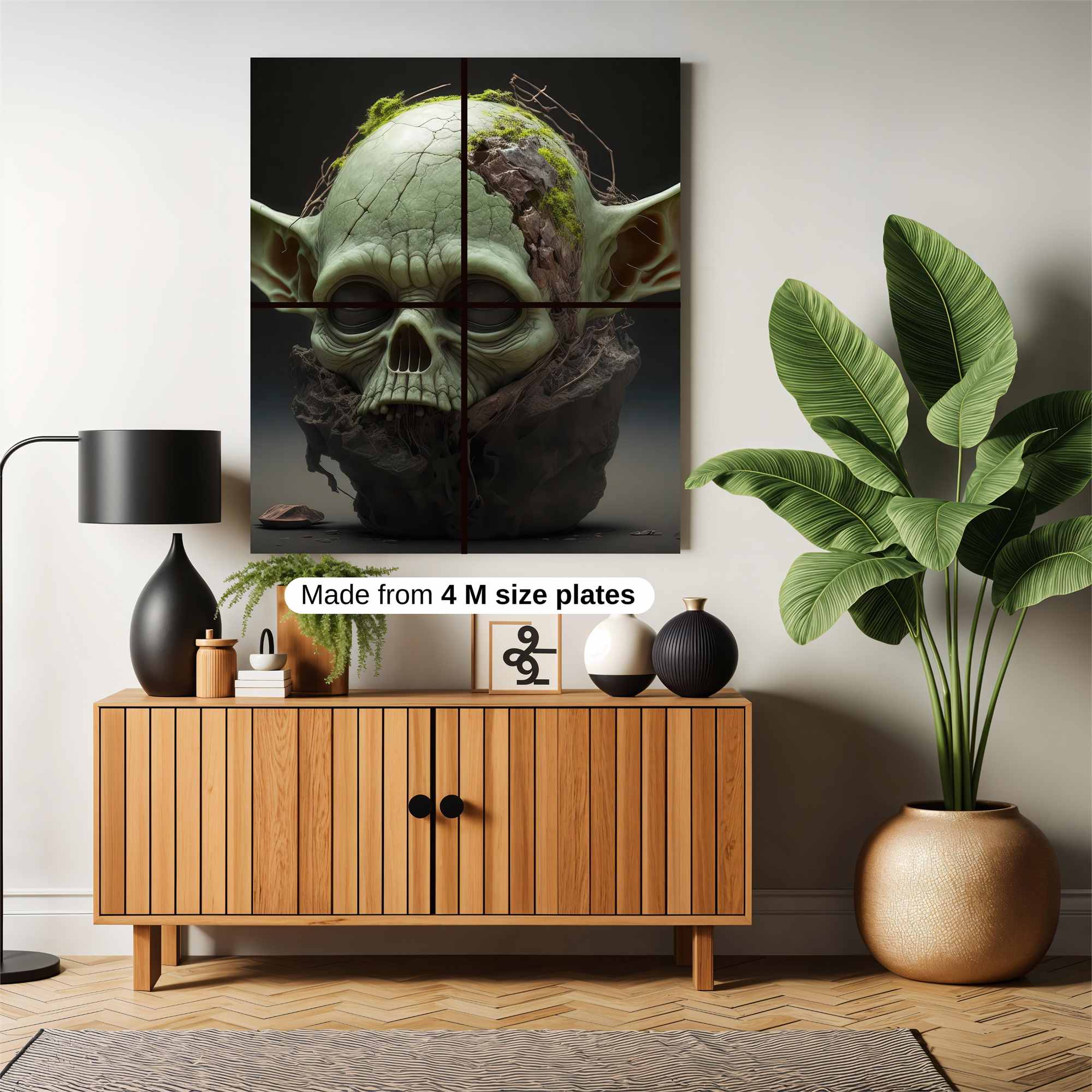 Yoda Decayed Safe Wall Magnetic / M