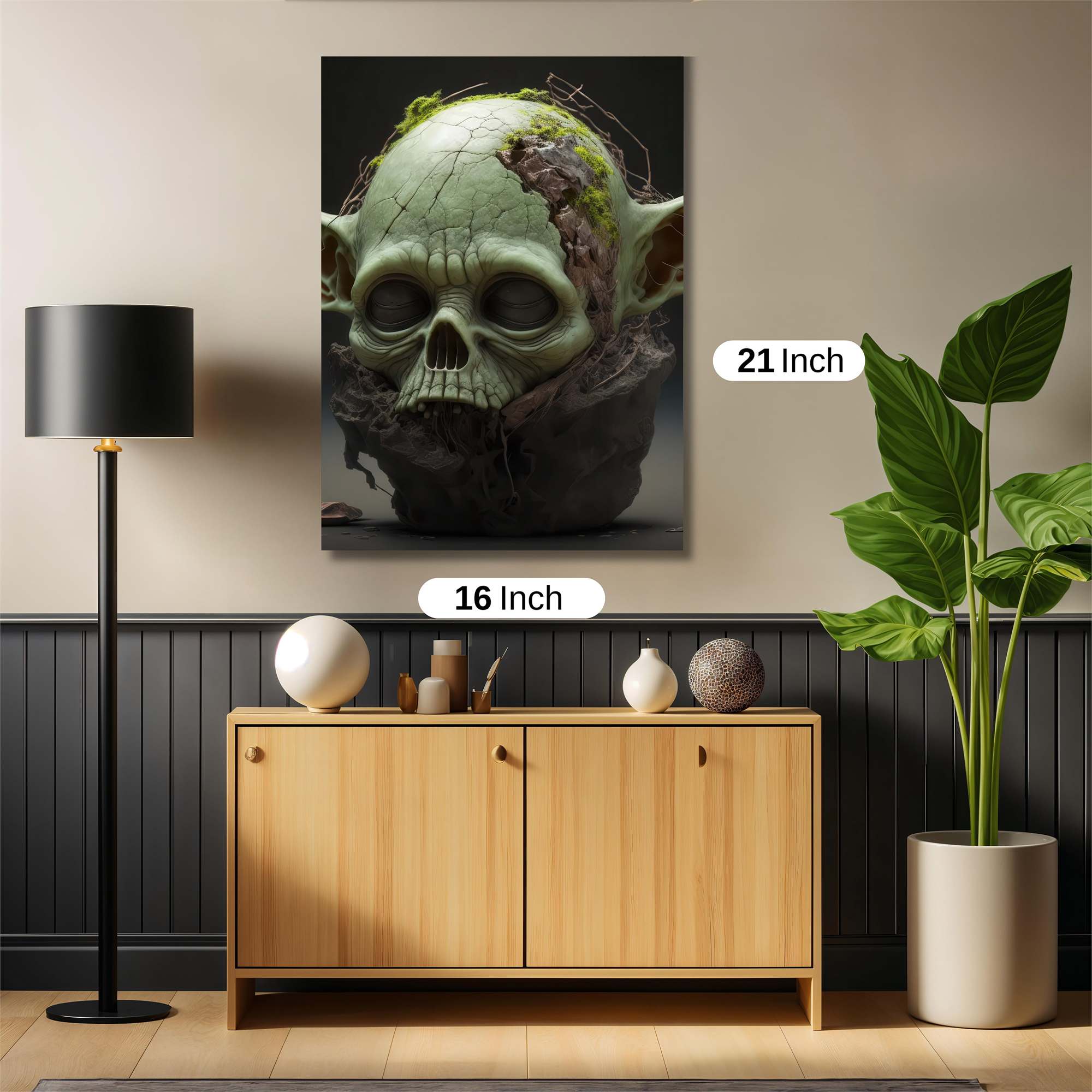 Yoda Decayed Safe Wall Magnetic / M