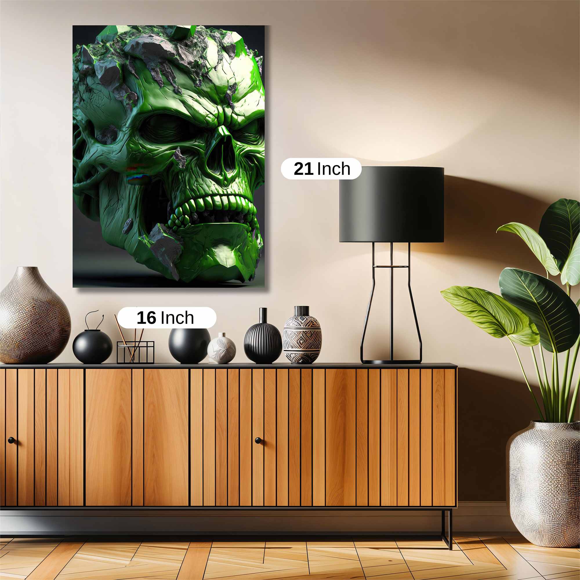 Skull Eruption Safe Wall Magnetic / M