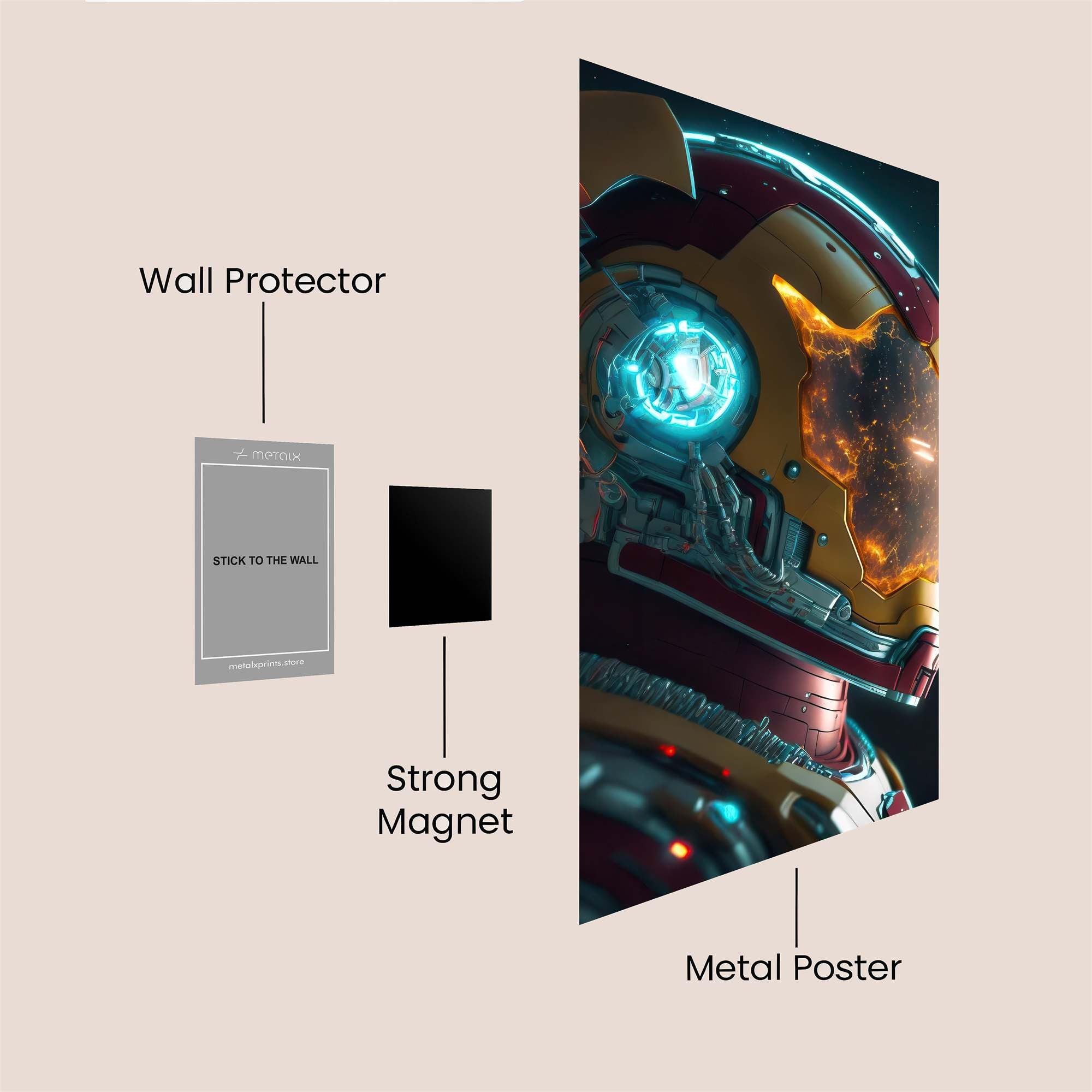 Iron Resolve Safe Wall Magnetic / M