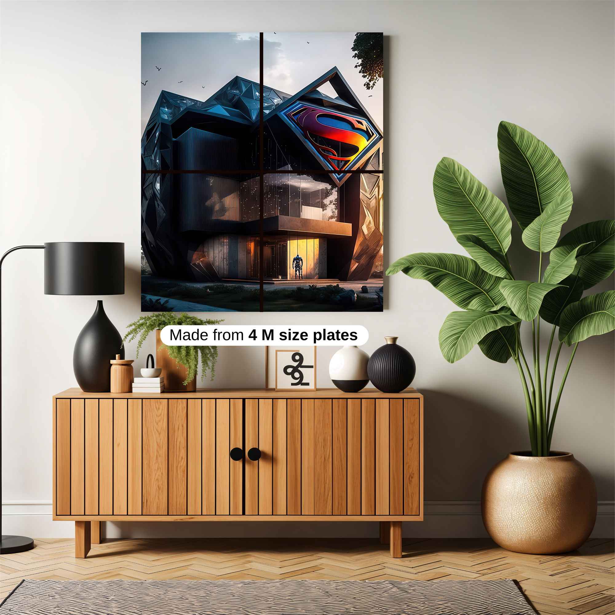 Superman Sanctuary Safe Wall Magnetic / M