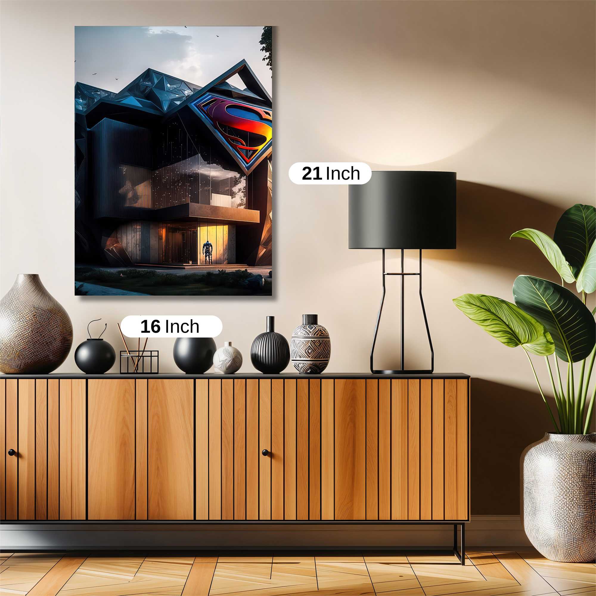 Superman Sanctuary Safe Wall Magnetic / M
