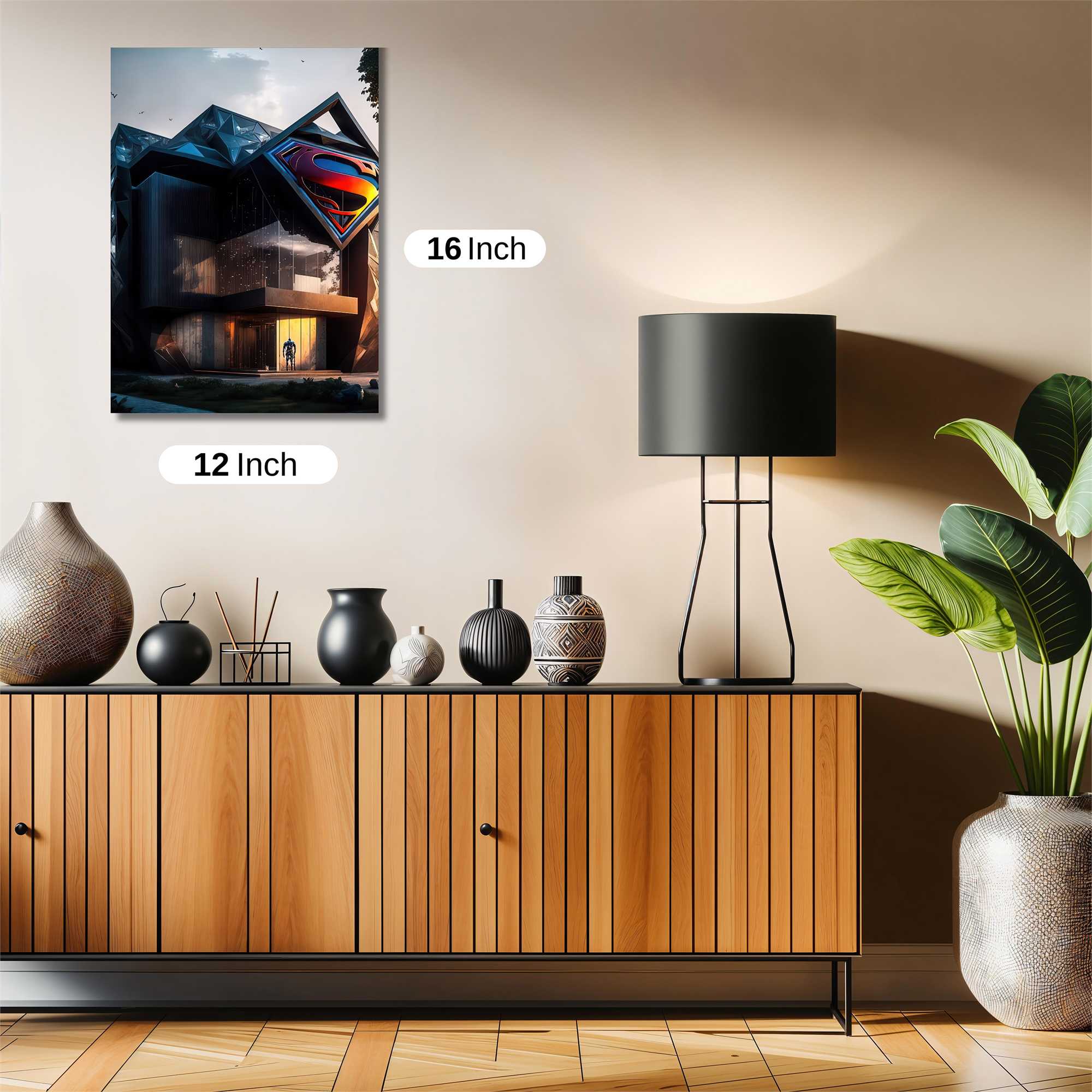 Superman Sanctuary Safe Wall Magnetic / M