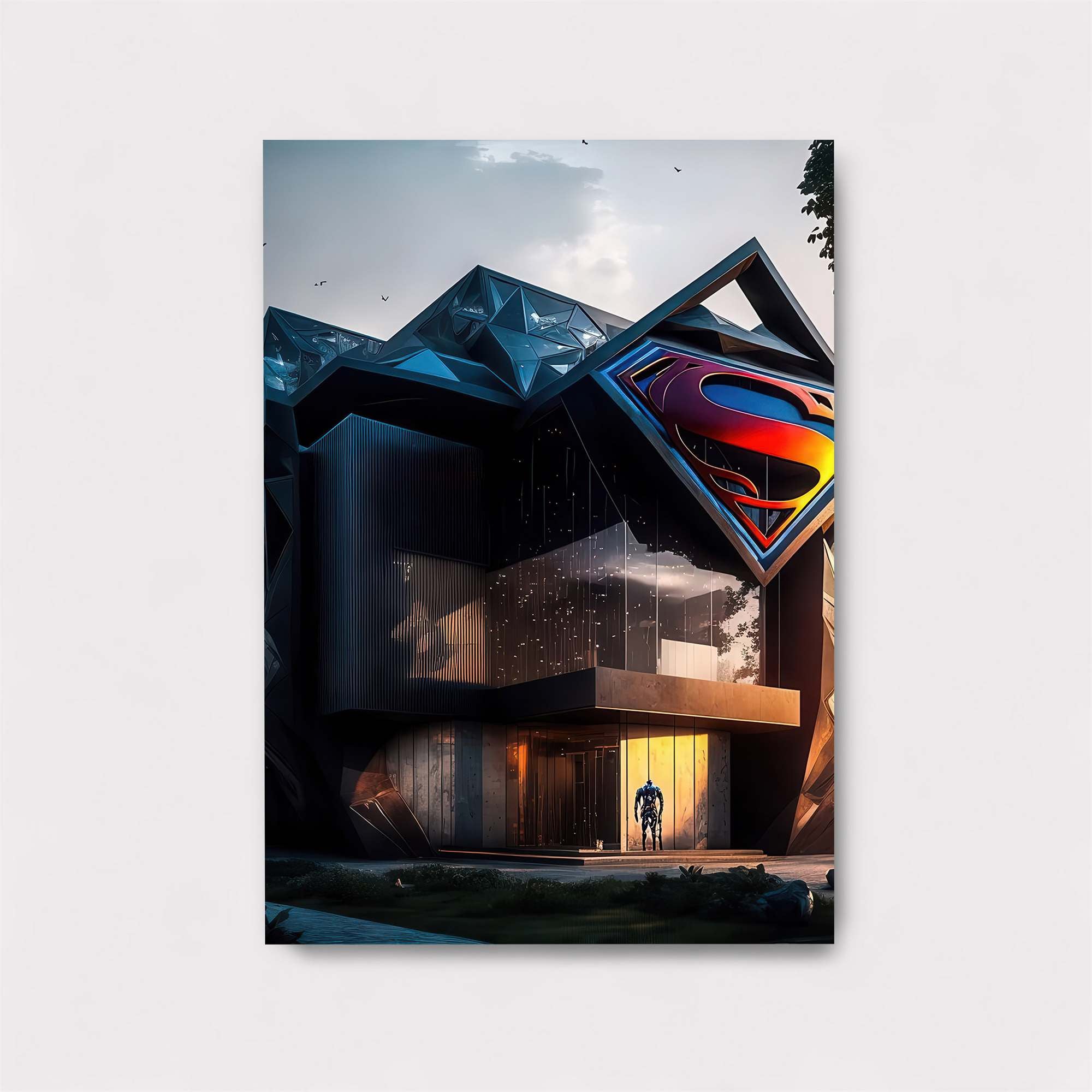 Superman Sanctuary Safe Wall Magnetic / M