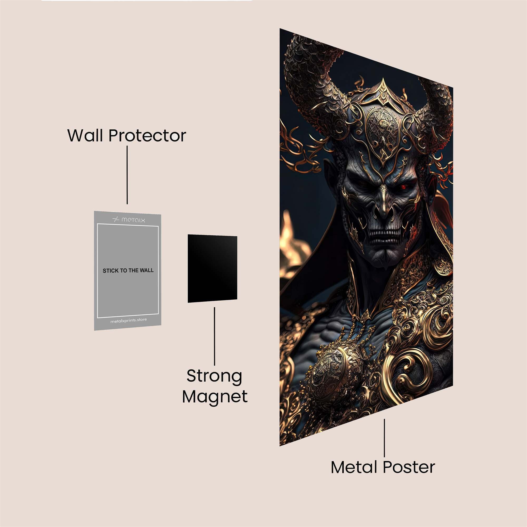 Demon Majesty Safe Wall Magnetic / M