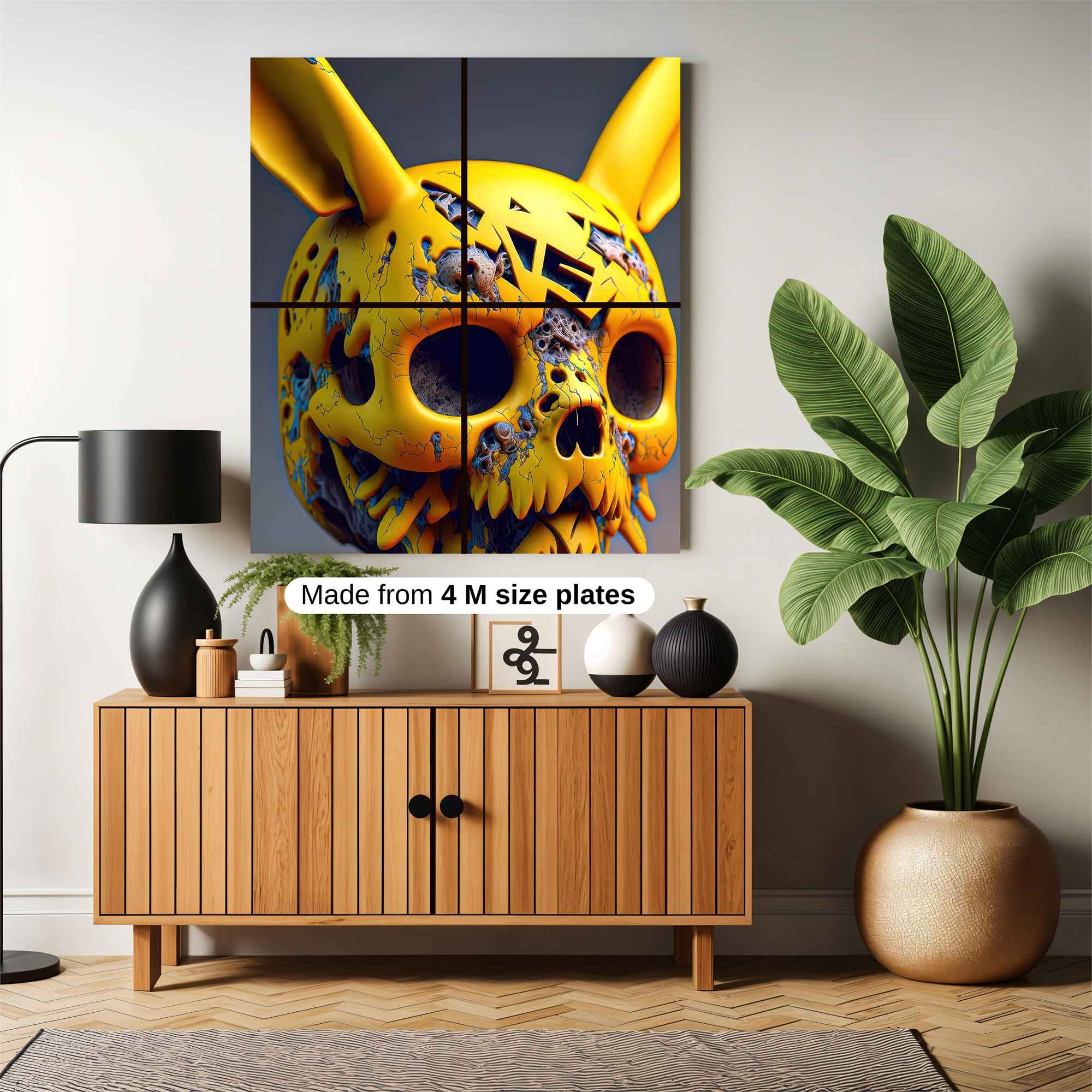 Pikachu Apocalypse Safe Wall Magnetic / M