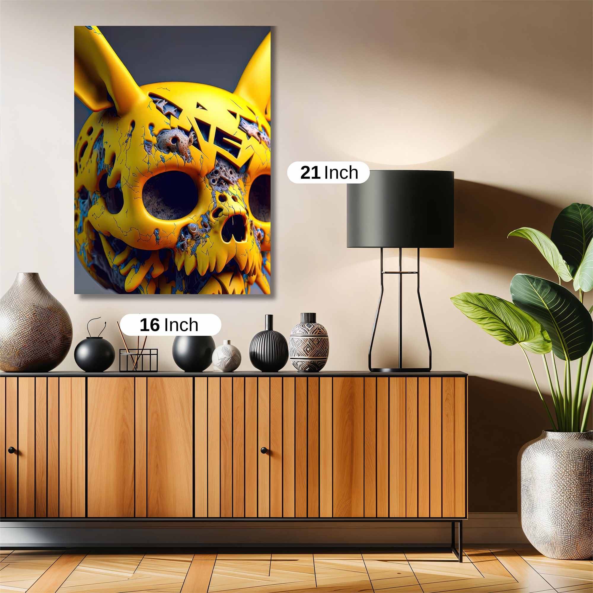 Pikachu Apocalypse Safe Wall Magnetic / M