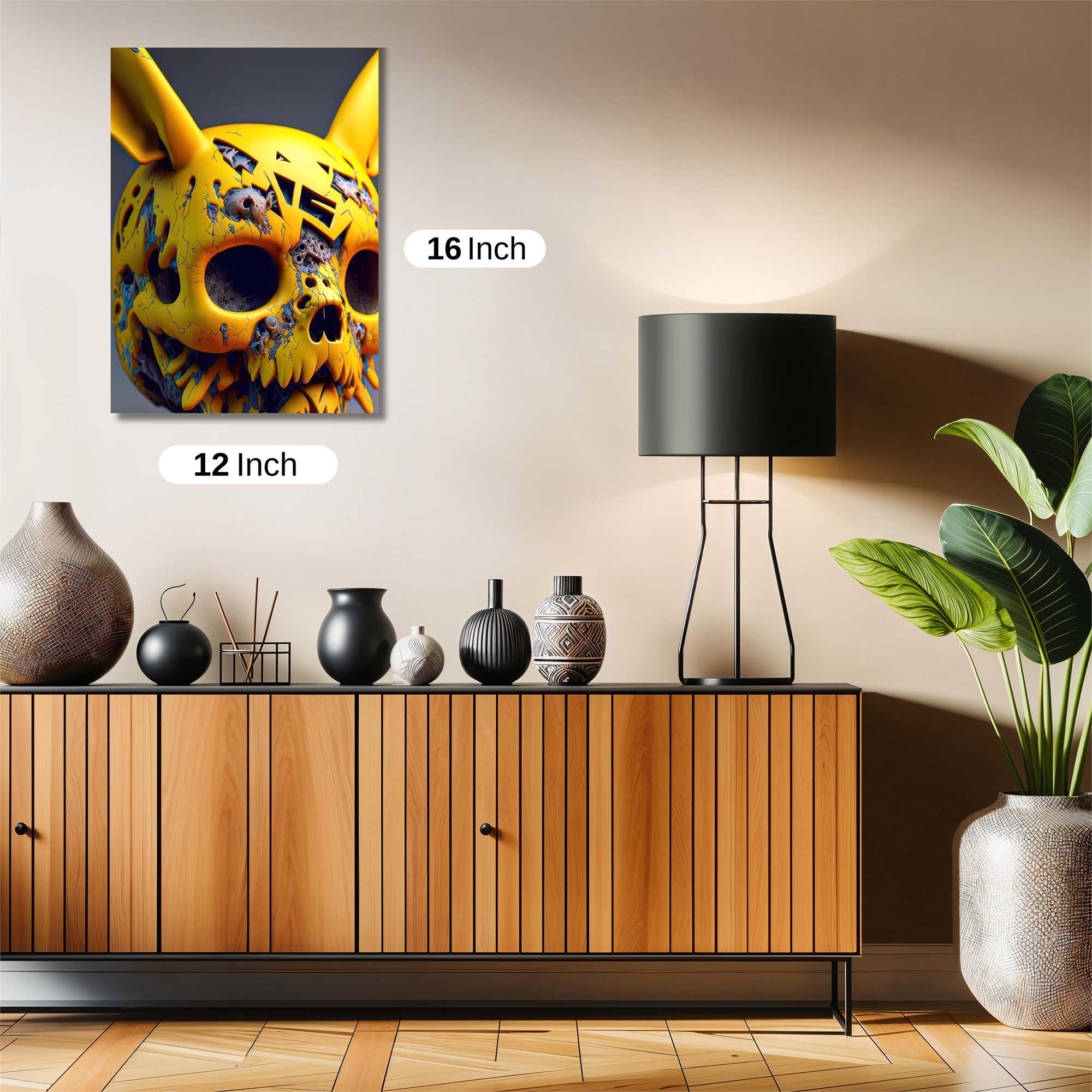 Pikachu Apocalypse Safe Wall Magnetic / M