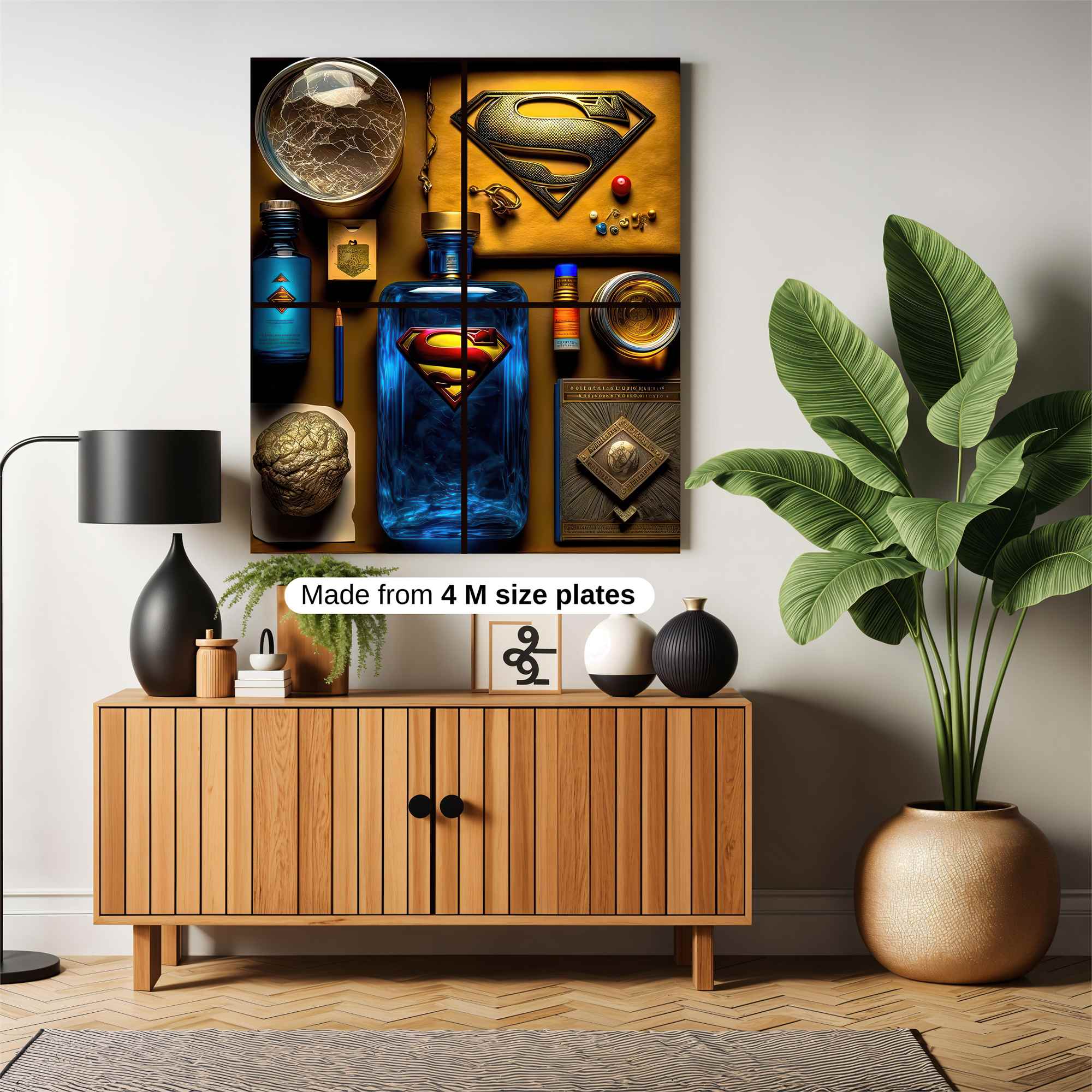 Superman Tranquil Safe Wall Magnetic / M