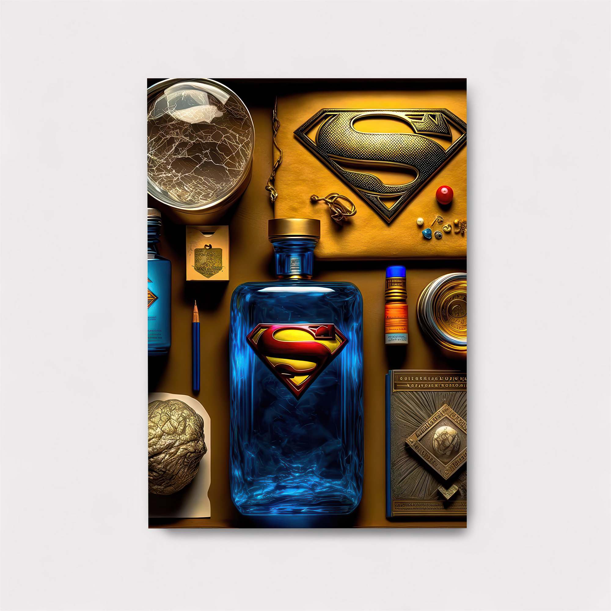 Superman Tranquil Safe Wall Magnetic / M