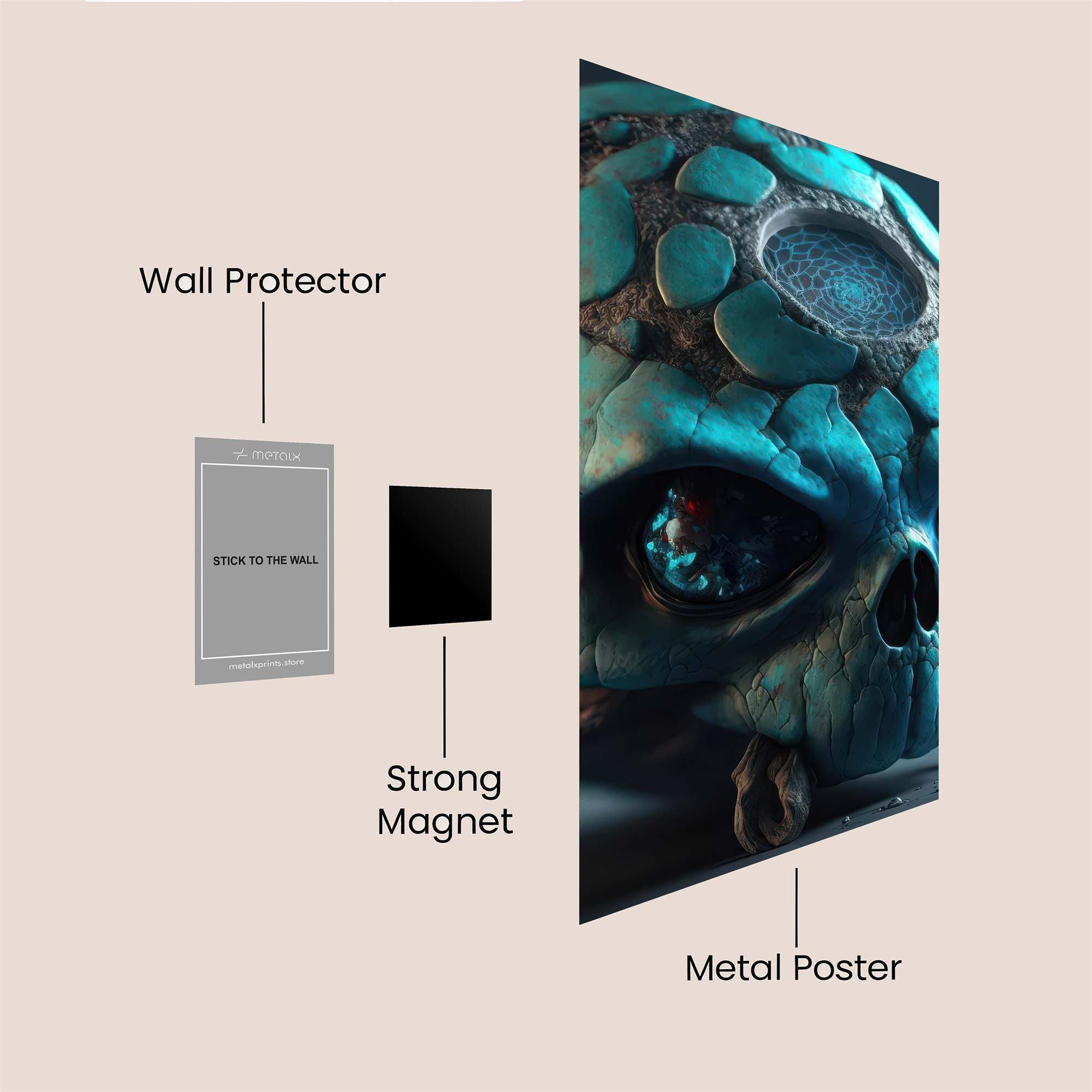 Alien Enigma Safe Wall Magnetic / M