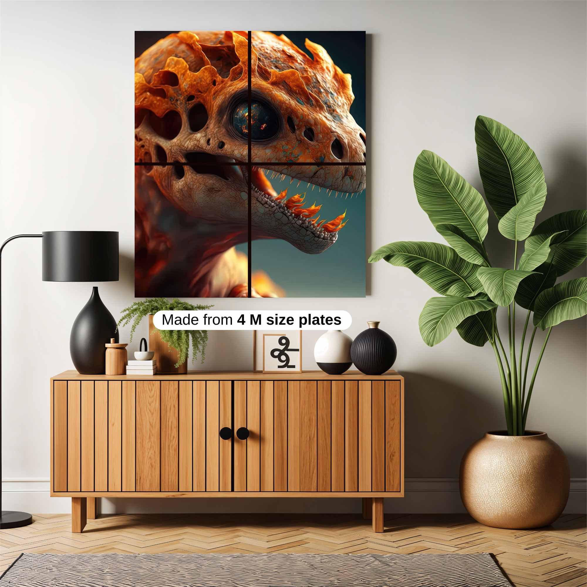 FlameSkull Safe Wall Magnetic / M