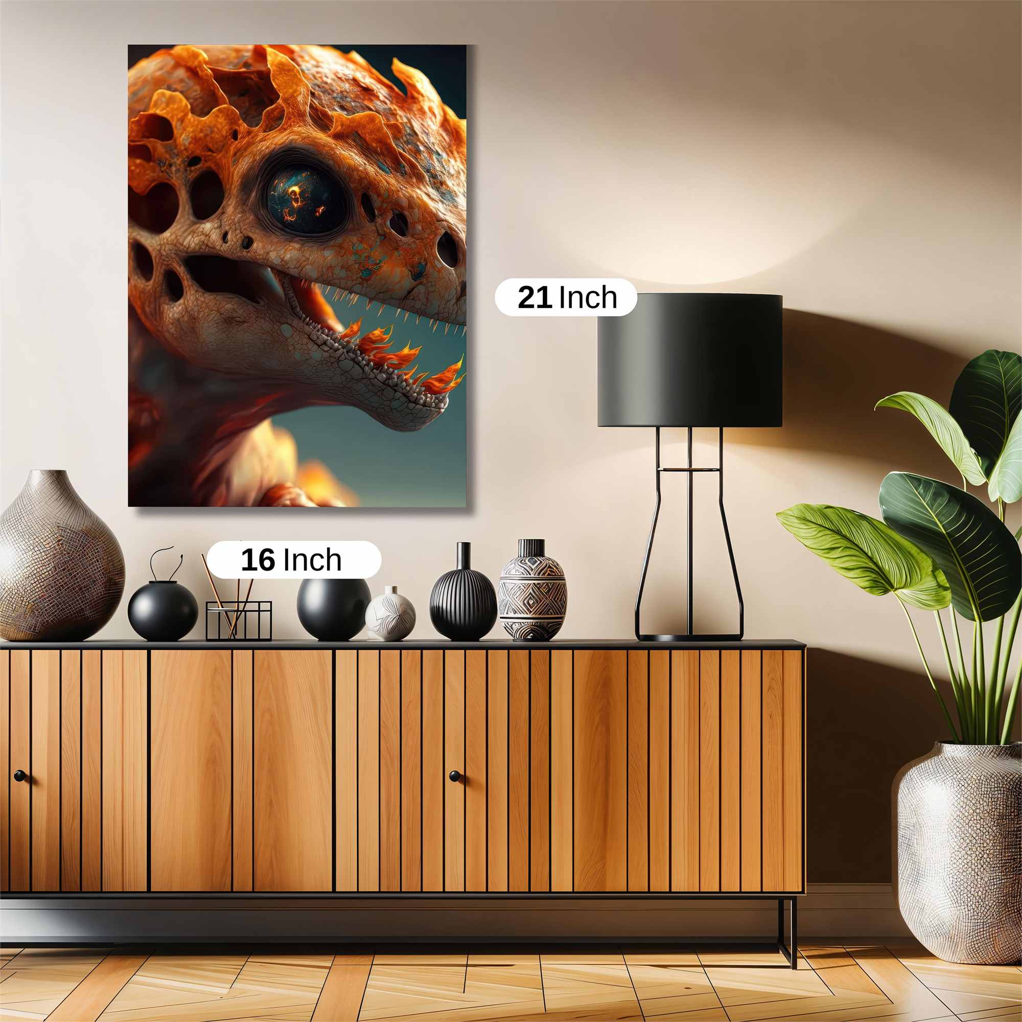 FlameSkull Safe Wall Magnetic / M