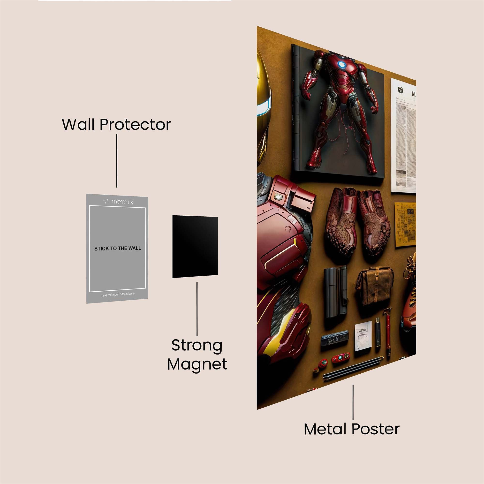 Iron Legacy Safe Wall Magnetic / M